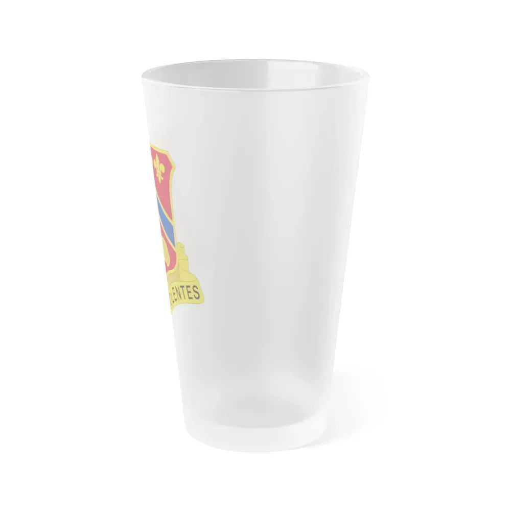 123 Engineer Battalion (U.S. Army) Frosted Pint Glass 16oz - Go Mug Yourself