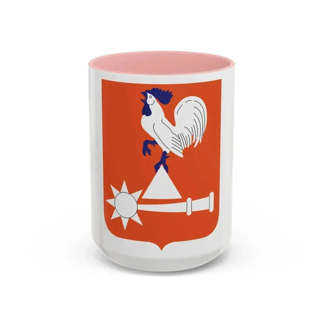 123 Signal Battalion 2 (U.S. Army) Accent Coffee Mug 15oz Pink - Go Mug Yourself