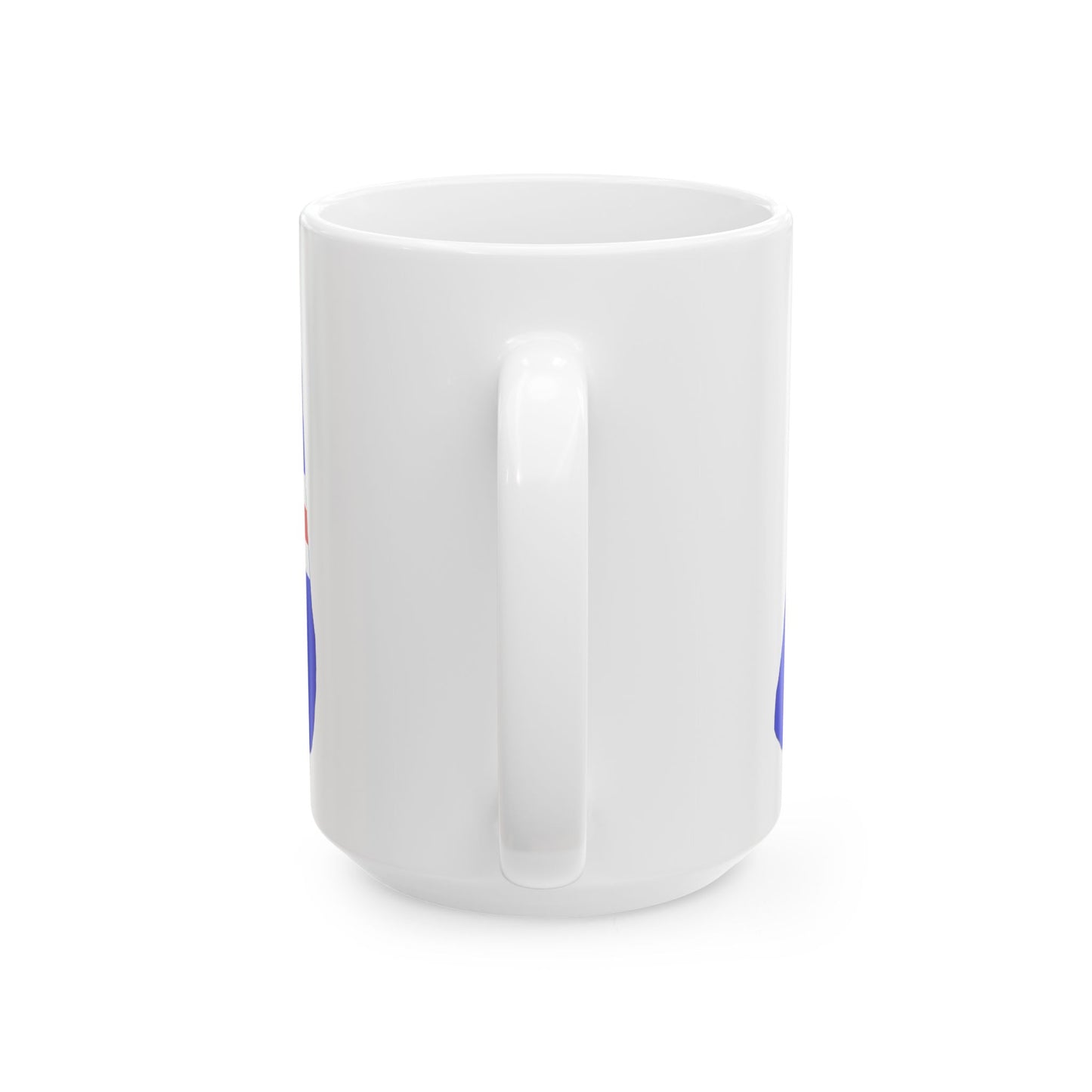 Jarvis Island flag map local (United States) White Coffee Mug