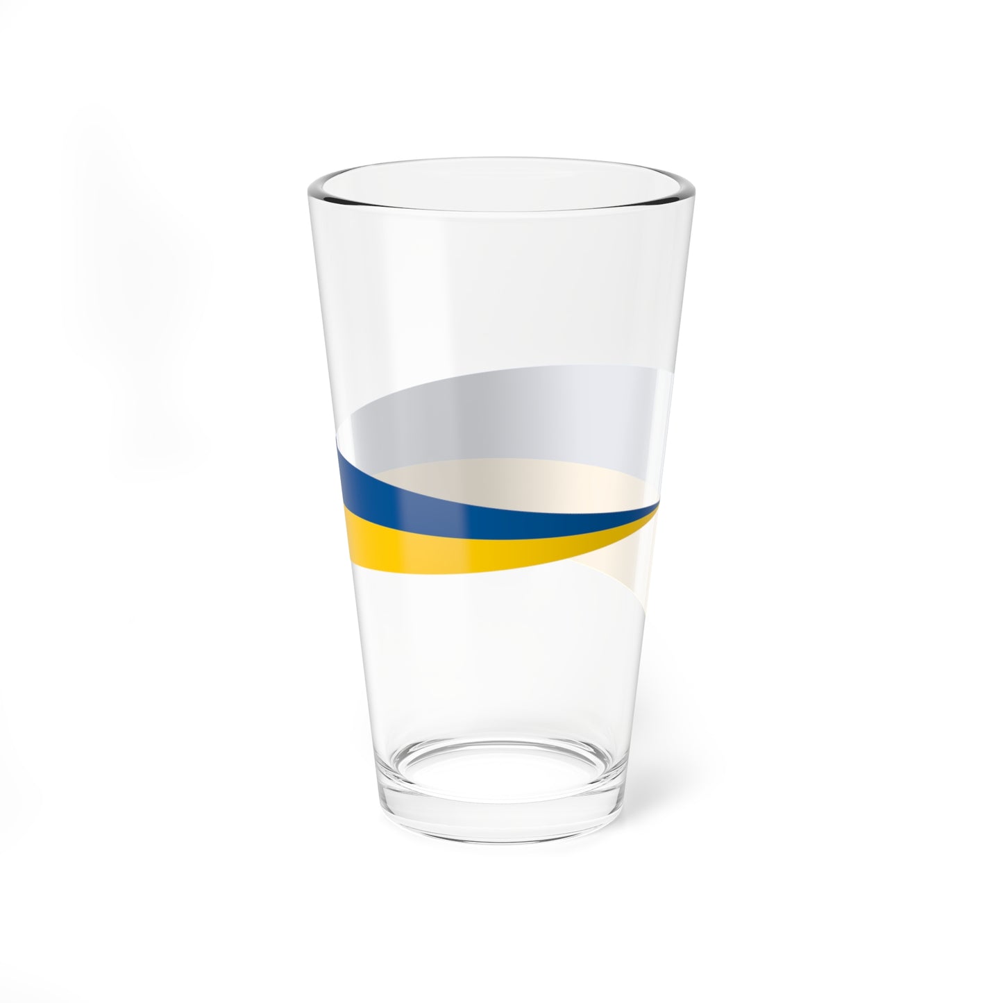 Naval Rank Flag of Sweden - Avdelningschef (Sweden) Pint Glass 16oz
