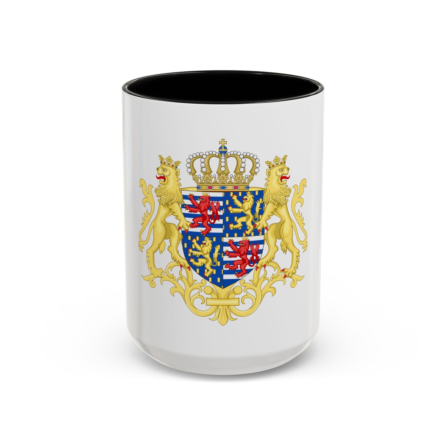 Middle coat of arms of the Grand Duke of Luxembourg (2000) - Accent Coffee Mug