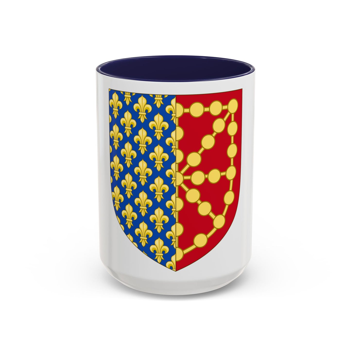 Royal Coat of Arms of Navarre (1285-1328) - Accent Coffee Mug