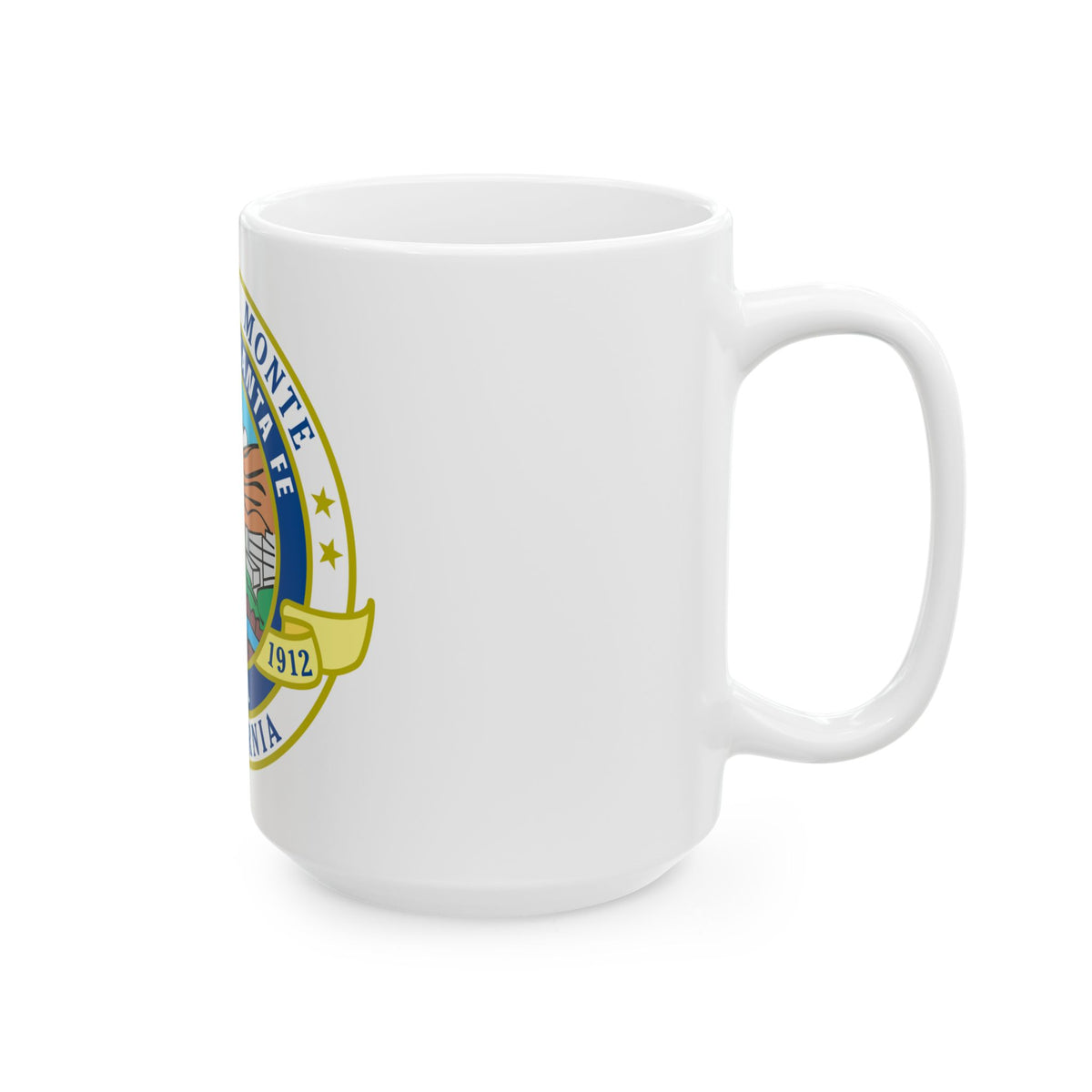 Seal of El Monte California - White Coffee Mug