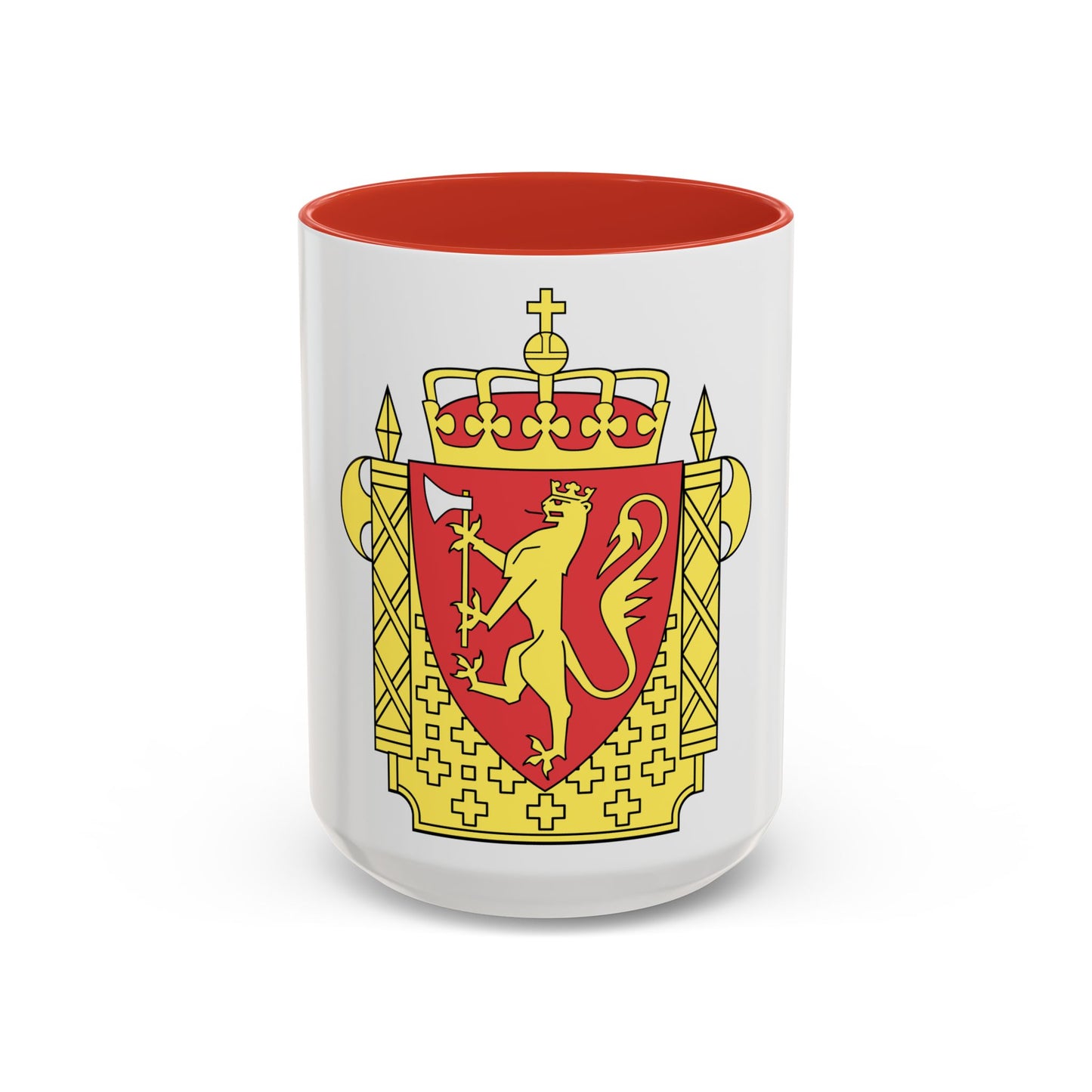Coat of arms of the Norwegian Police Service - Accent Coffee Mug