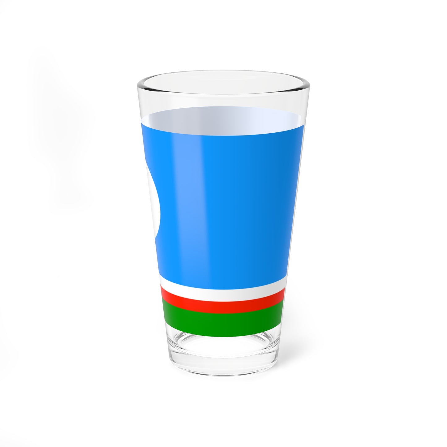 Flag of Sakha (Russia) Pint Glass 16oz