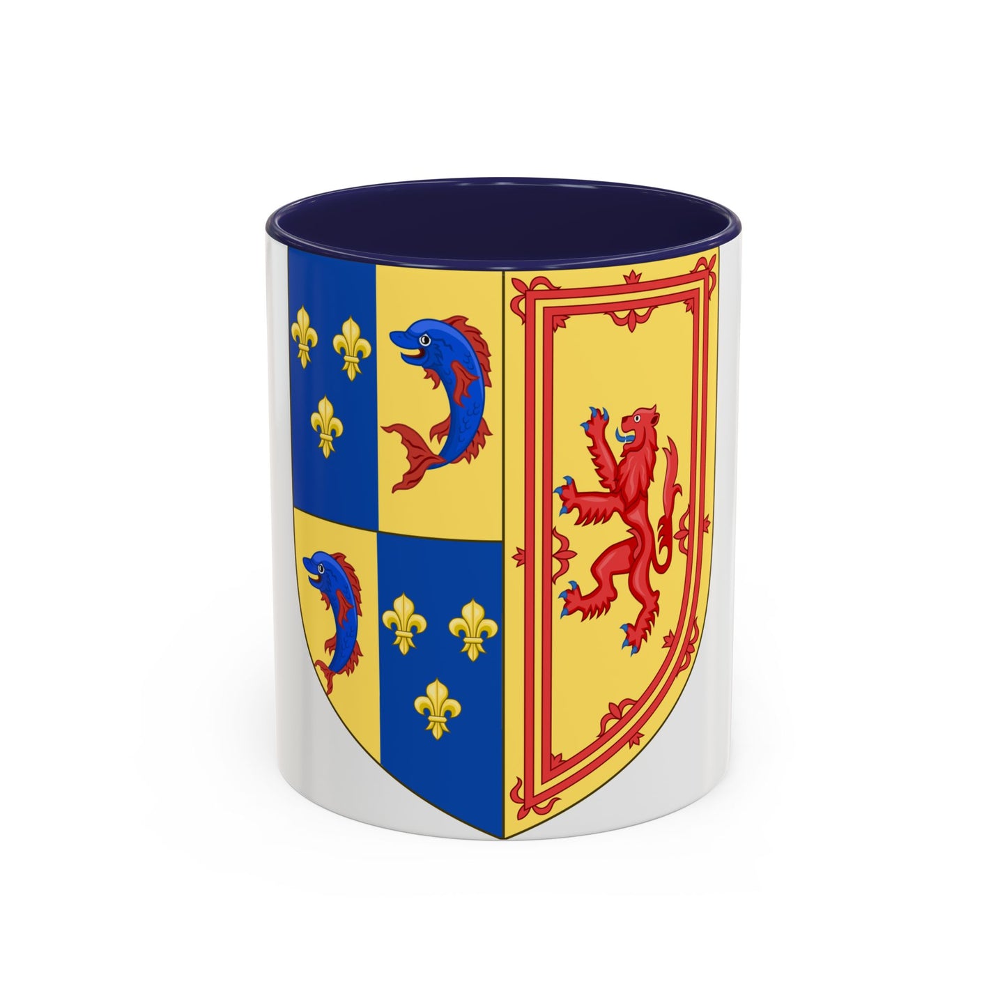 Royal Arms of the Kingdom of Scotland (1558) - Accent Coffee Mug