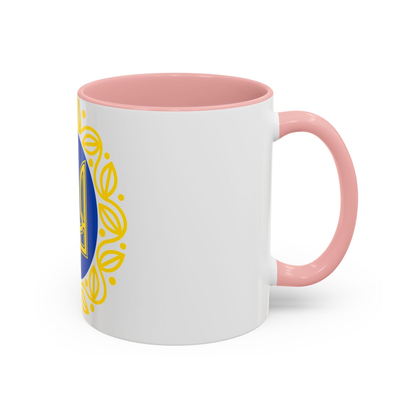 Coat of arms of Ukrainian People's Republic - Accent Coffee Mug