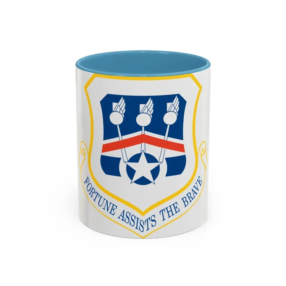 123d Airlift Wing (U.S. Air Force) Accent Coffee Mug 11oz Light Blue - Go Mug Yourself