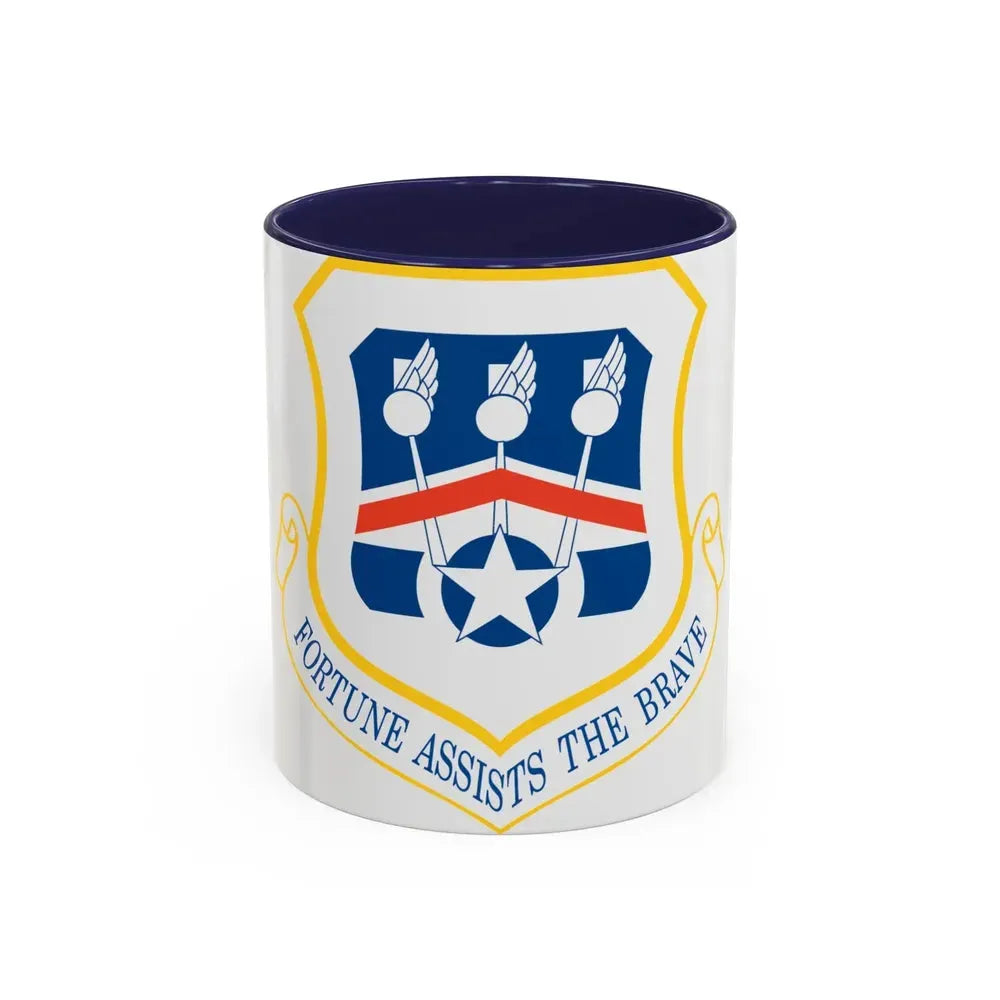 123d Airlift Wing (U.S. Air Force) Accent Coffee Mug 11oz Navy - Go Mug Yourself