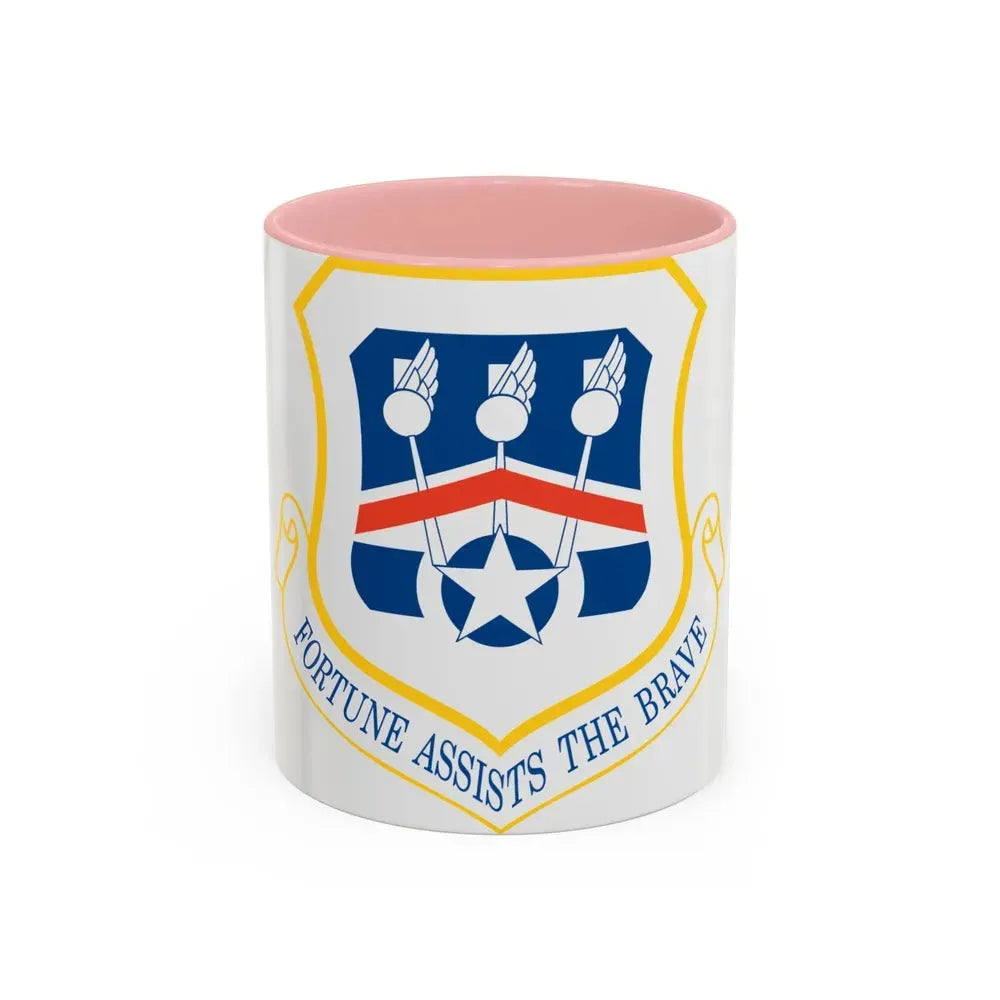 123d Airlift Wing (U.S. Air Force) Accent Coffee Mug 11oz Pink - Go Mug Yourself
