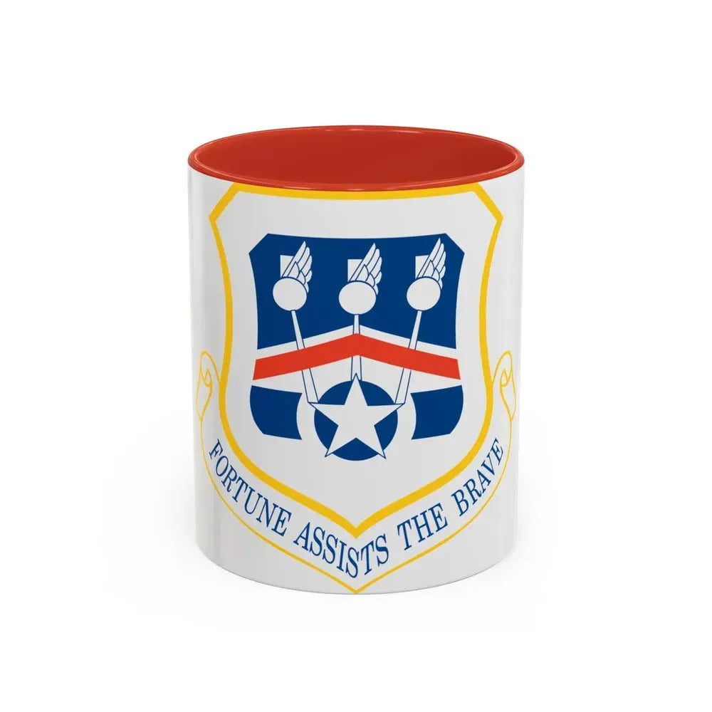 123d Airlift Wing (U.S. Air Force) Accent Coffee Mug 11oz Red - Go Mug Yourself