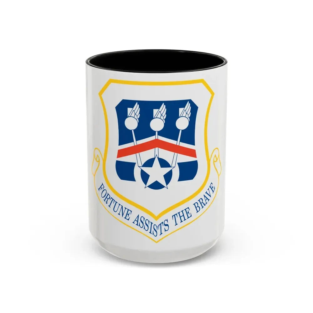 123d Airlift Wing (U.S. Air Force) Accent Coffee Mug 15oz Black - Go Mug Yourself