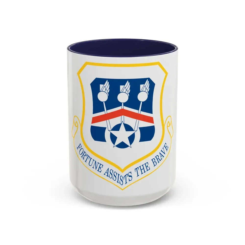 123d Airlift Wing (U.S. Air Force) Accent Coffee Mug 15oz Navy - Go Mug Yourself