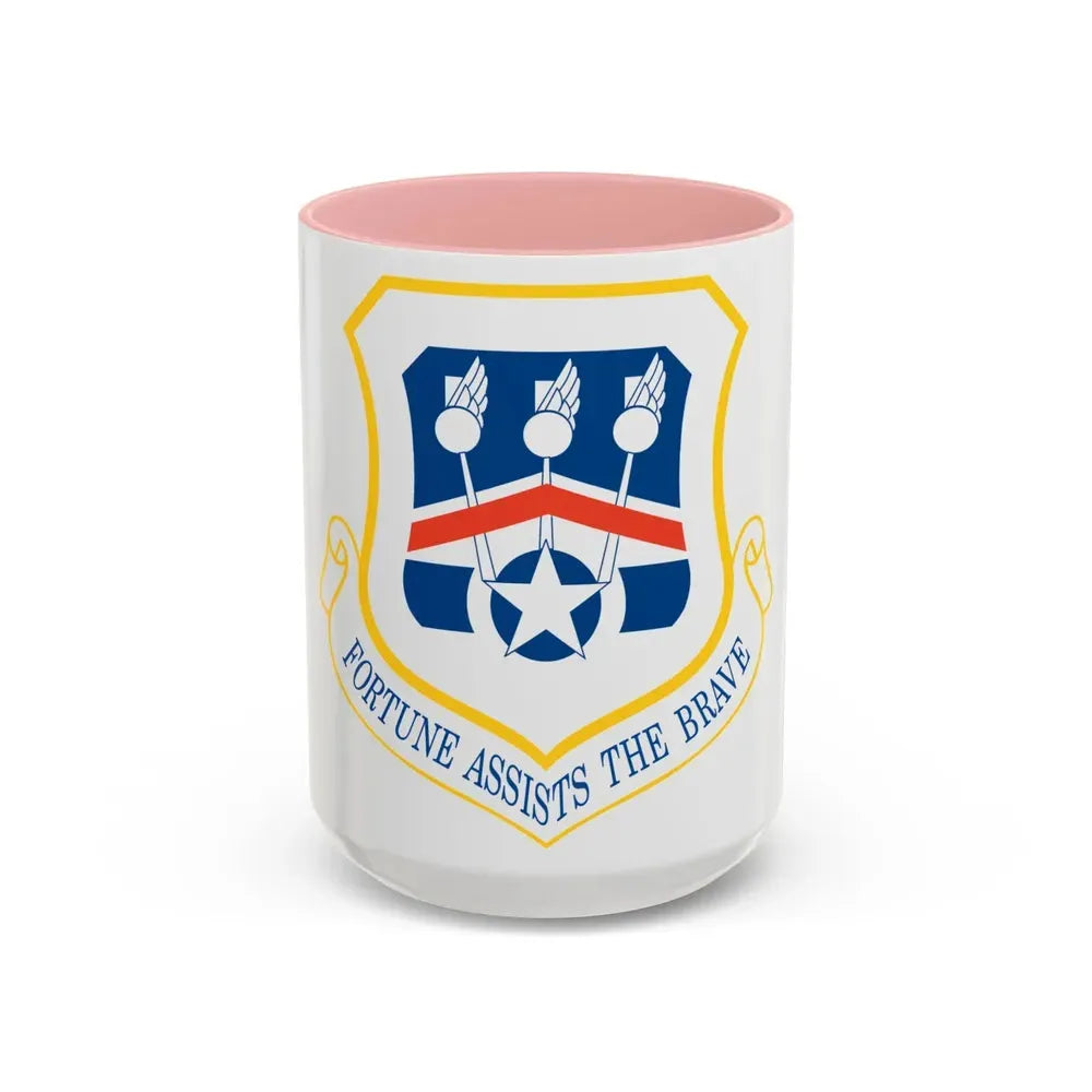 123d Airlift Wing (U.S. Air Force) Accent Coffee Mug 15oz Pink - Go Mug Yourself