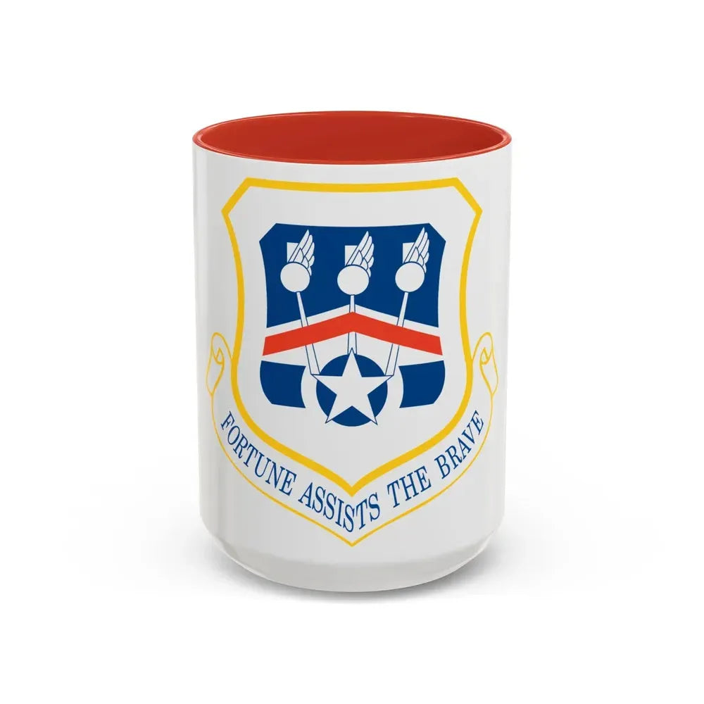 123d Airlift Wing (U.S. Air Force) Accent Coffee Mug 15oz Red - Go Mug Yourself