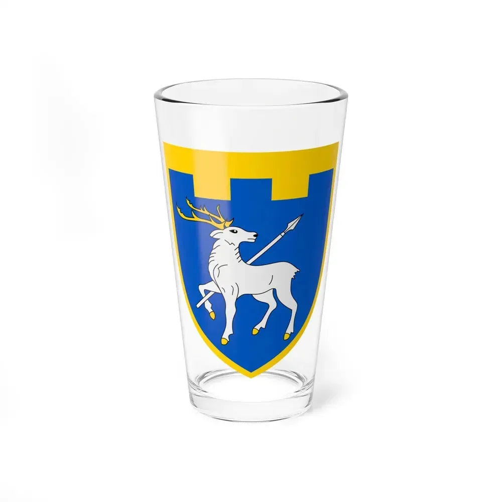 123rd Detached Territorial Defense Brigade (Ukraine) Pint Glass 16oz 16oz - Go Mug Yourself