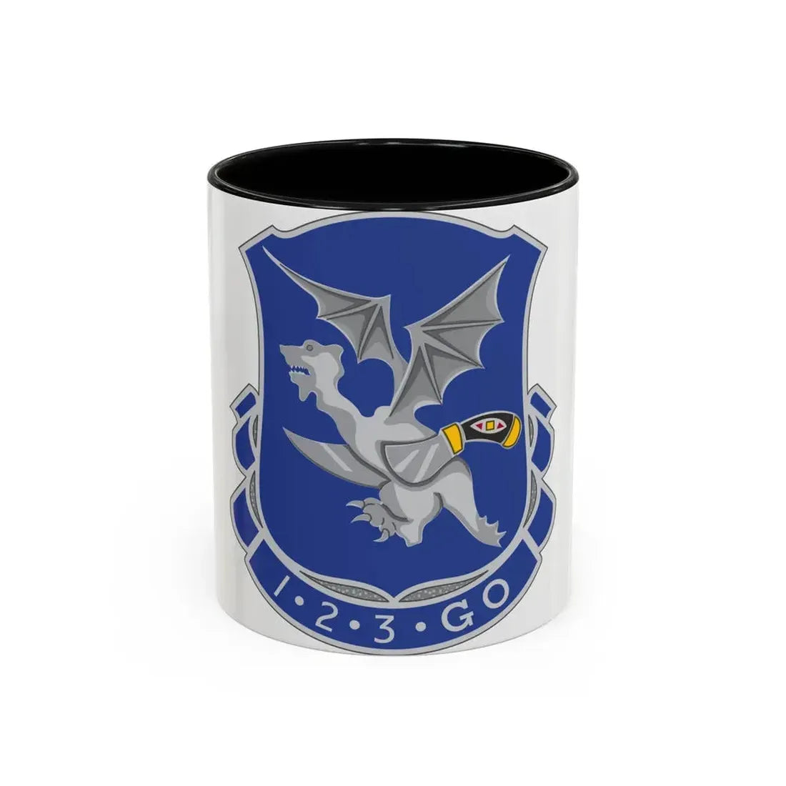 123rd Infantry Regiment (U.S. Army) Accent Coffee Mug 11oz Black - Go Mug Yourself
