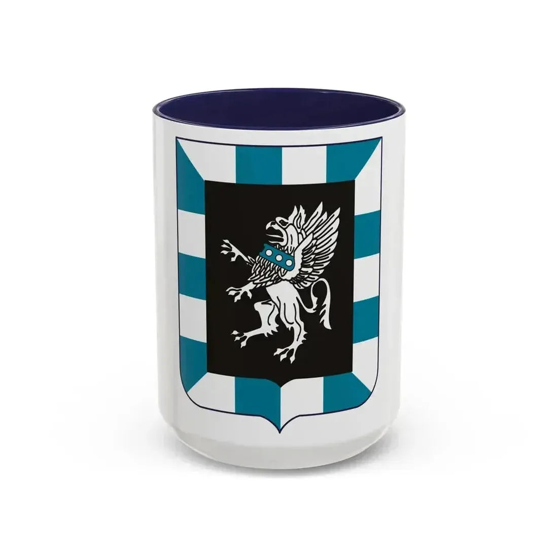 124 Military Intelligence Battalion 2 (U.S. Army) Accent Coffee Mug 15oz Navy - Go Mug Yourself