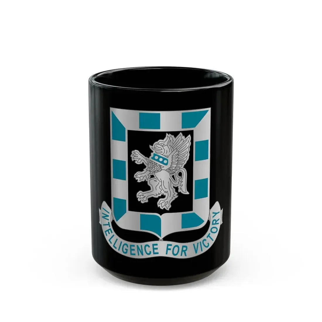 124 Military Intelligence Battalion (U.S. Army) Black Coffee Mug - Go Mug Yourself
