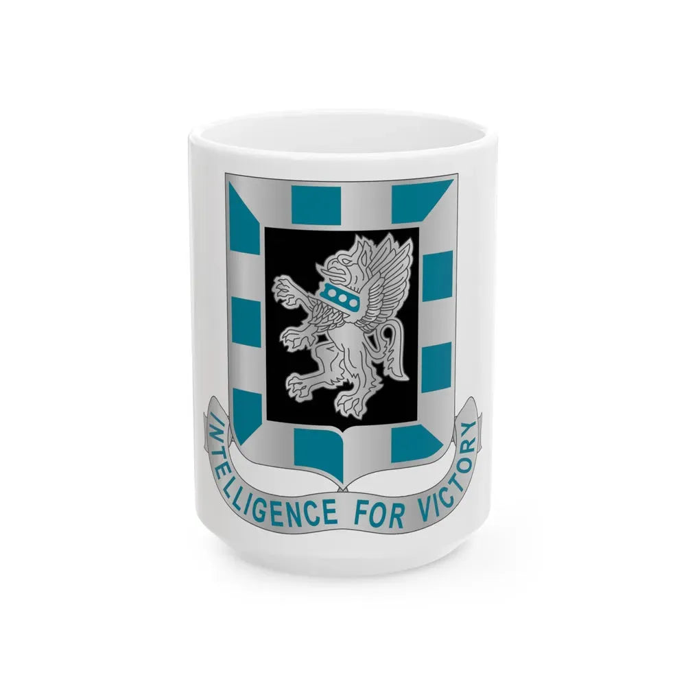 124 Military Intelligence Battalion (U.S. Army) White Coffee Mug 15oz - Go Mug Yourself