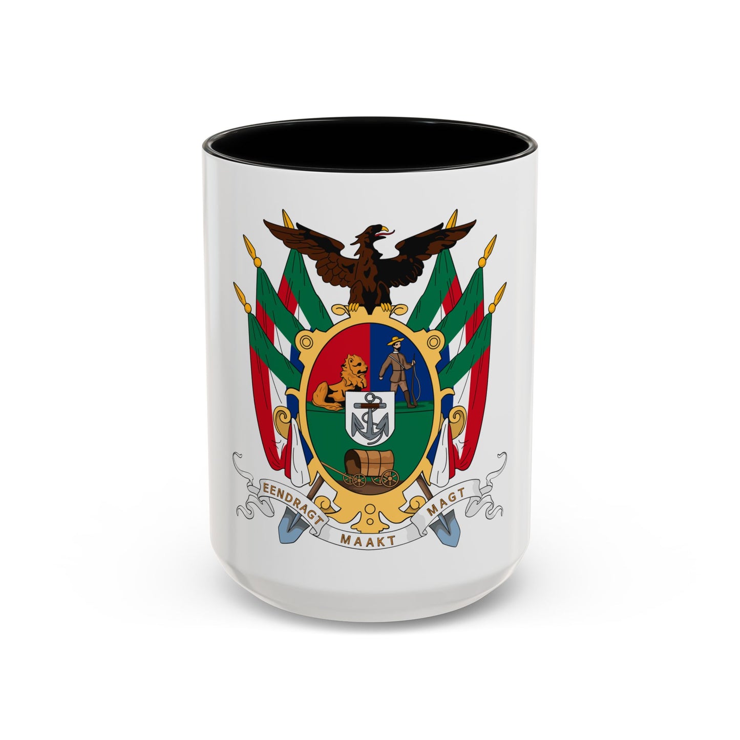 Coat of arms of the South African Republic - Accent Coffee Mug