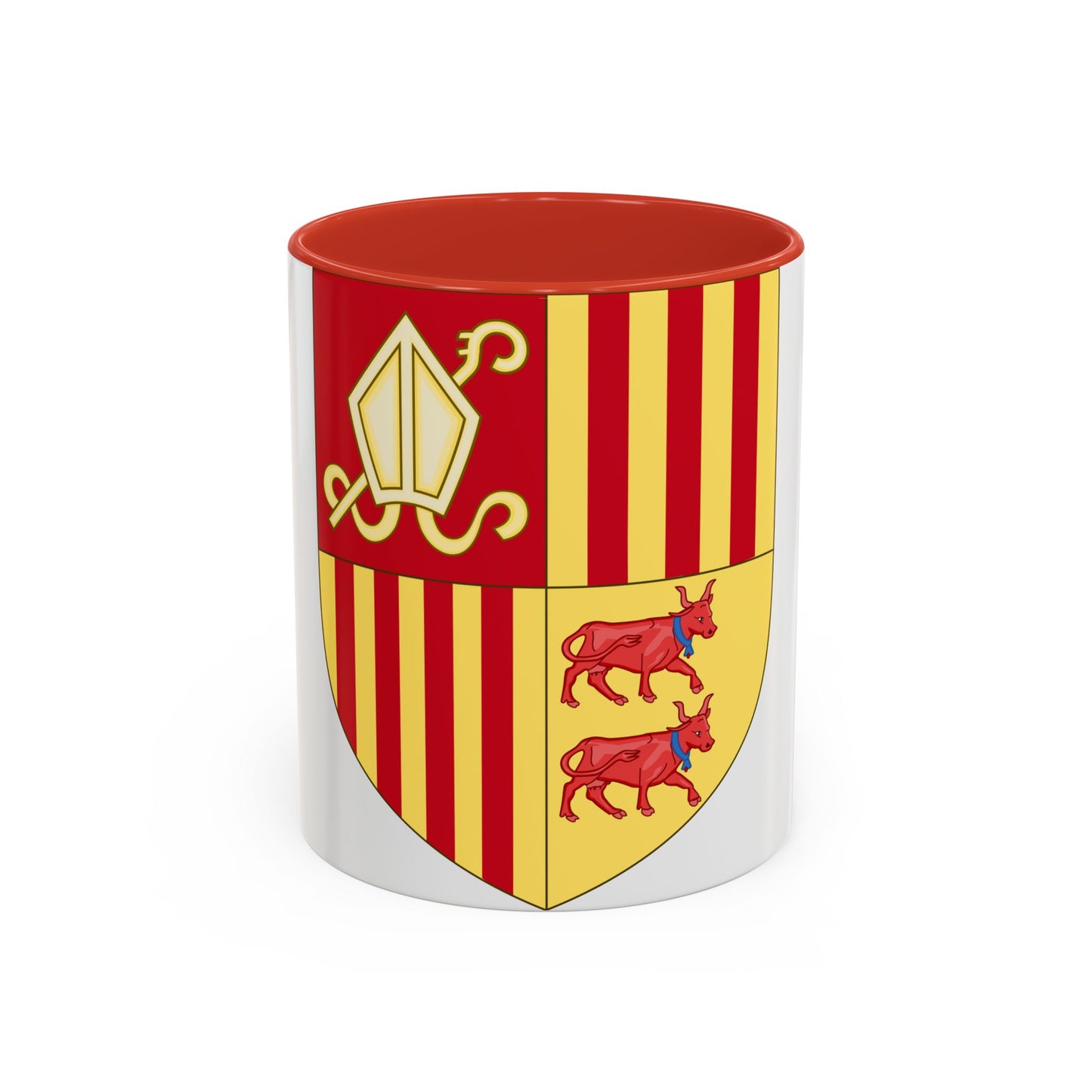 Coat of arms of Andorra (Before 16th Century) - Accent Coffee Mug