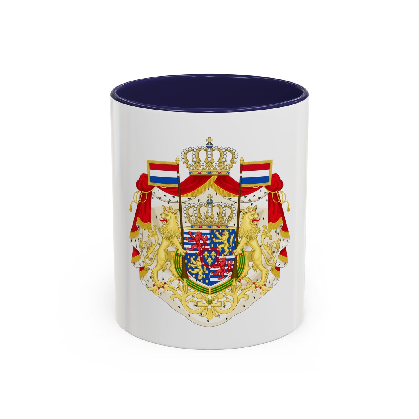 Greater coat of arms of the Grand Duke of Luxembourg (2000) - Accent Coffee Mug