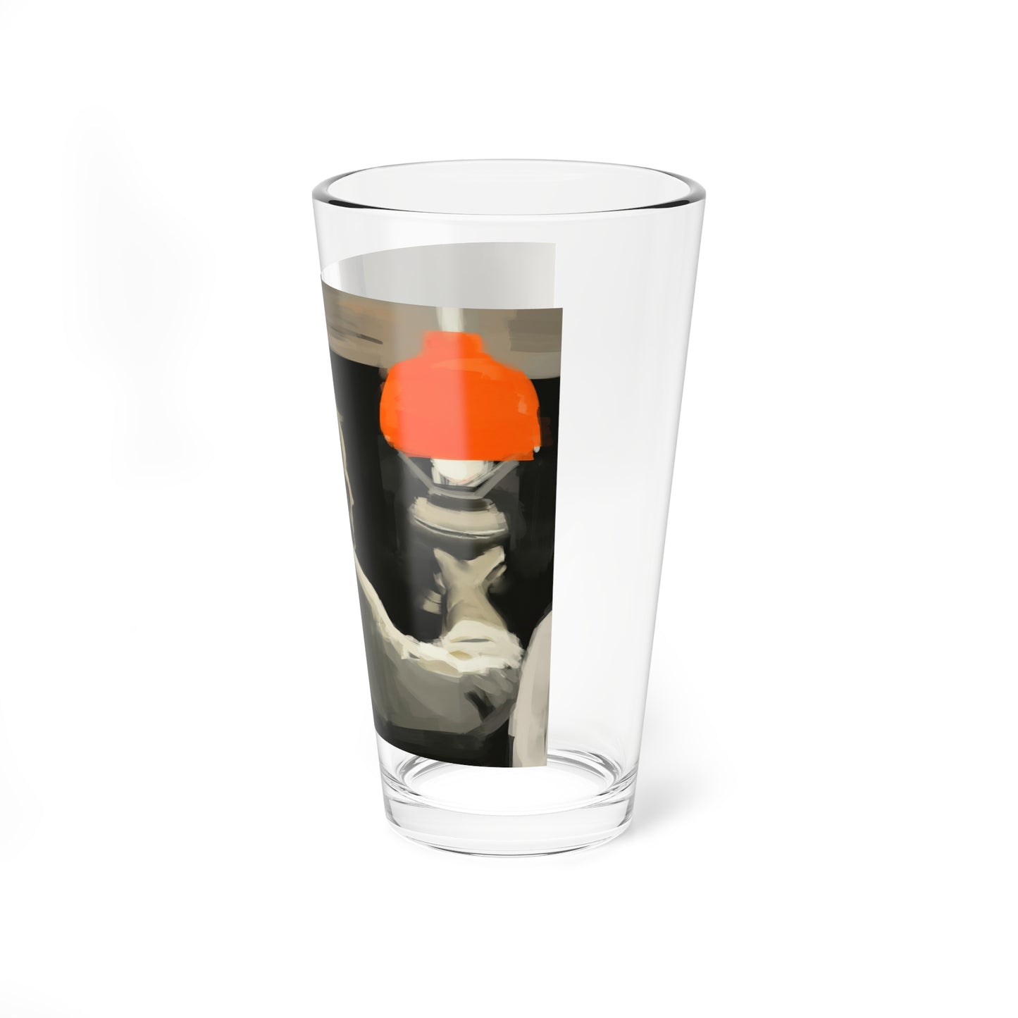 Let there be light! Inspired by a Saul Tepper illustration - Pint Glass 16oz