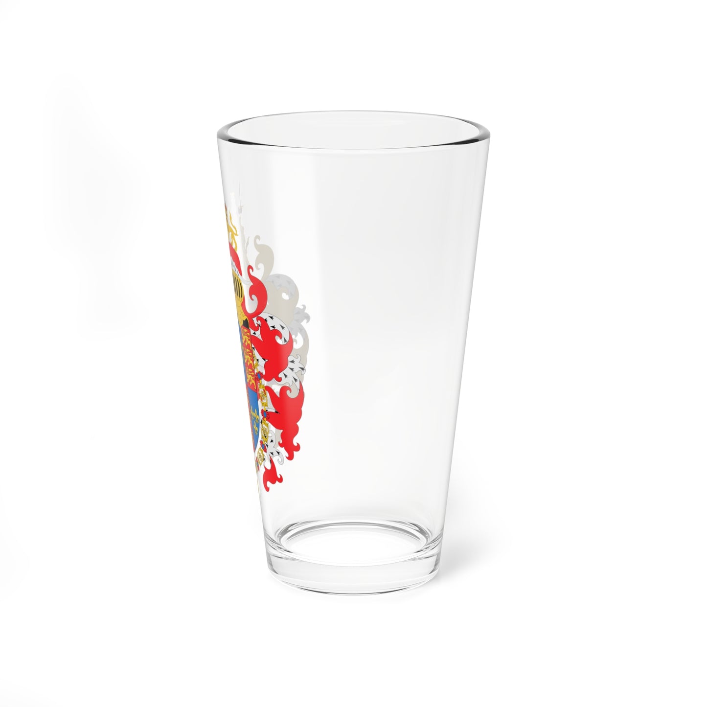 Escudo de Felipe II con ornamentación germánica (Spain) (Coat of Arms) Pint Glass 16oz