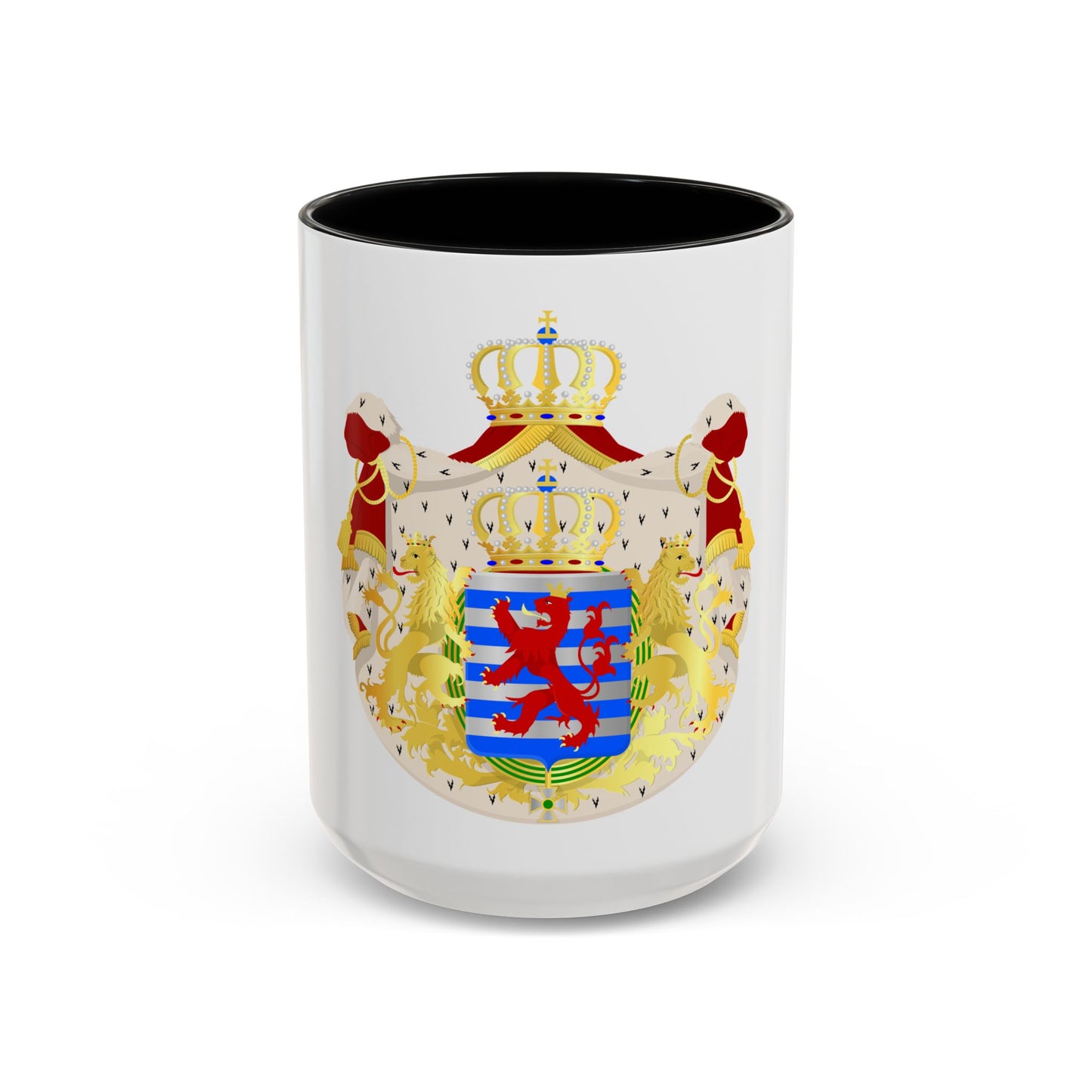 Greater coat of arms of the grand-duchy of Luxembourg - Accent Coffee Mug