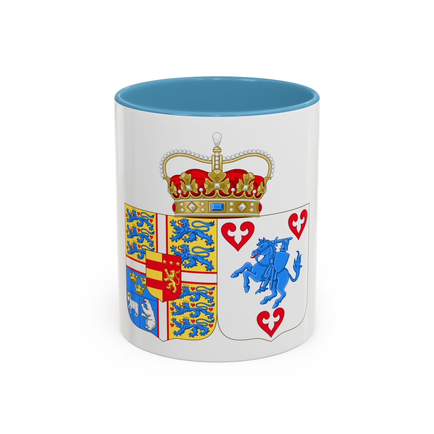 Coat of arms of Princess Marie of Denmark - Accent Coffee Mug