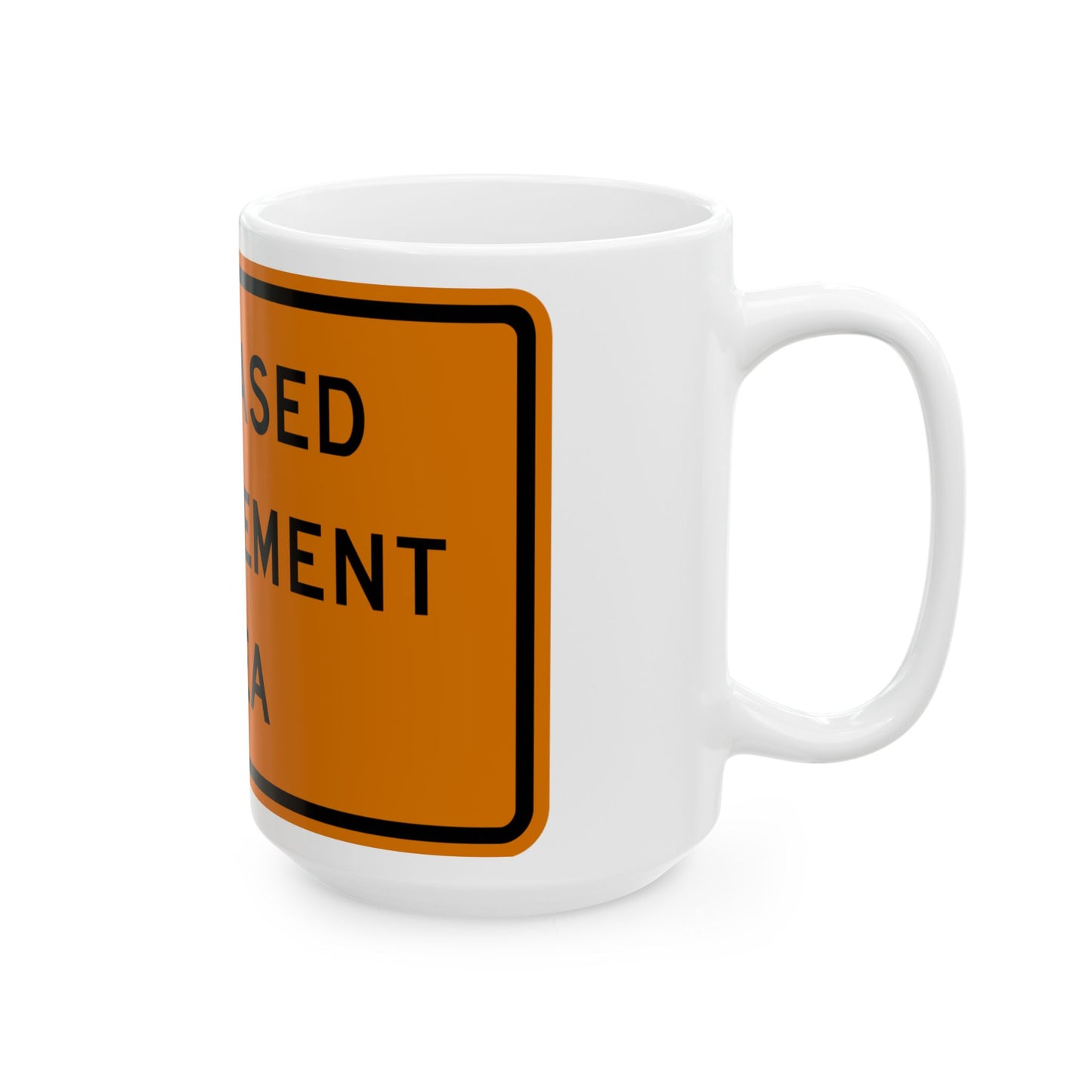 NYS NYW8-46 (New York) (Road Sign) White Coffee Mug