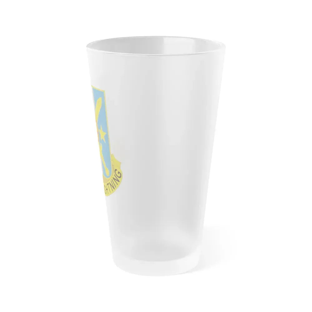 125 Military Intelligence Battalion (U.S. Army) Frosted Pint Glass 16oz - Go Mug Yourself