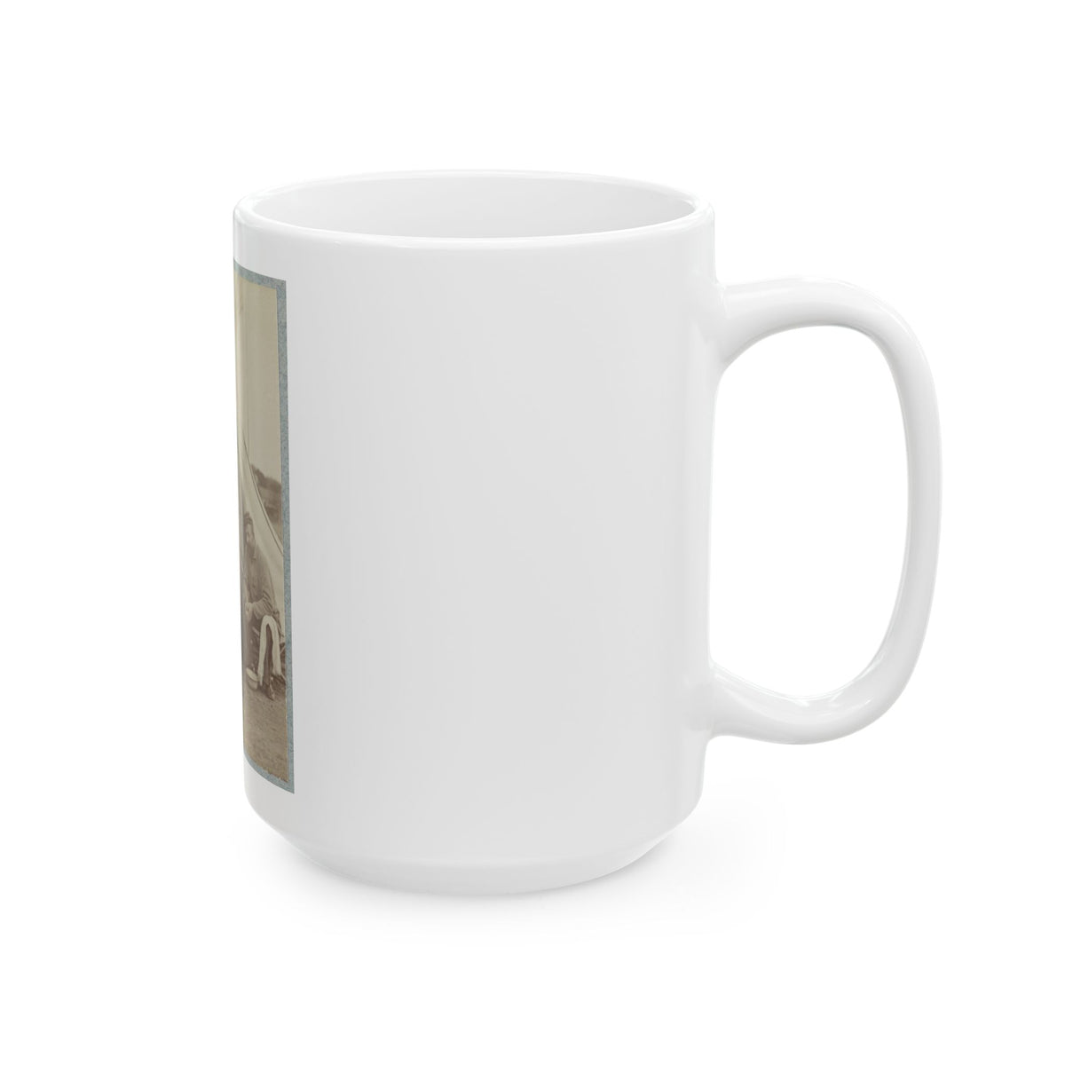 7th New York State Militia, Camp Cameron, D.C., 1861 021 (U.S. Civil War) White Coffee Mug