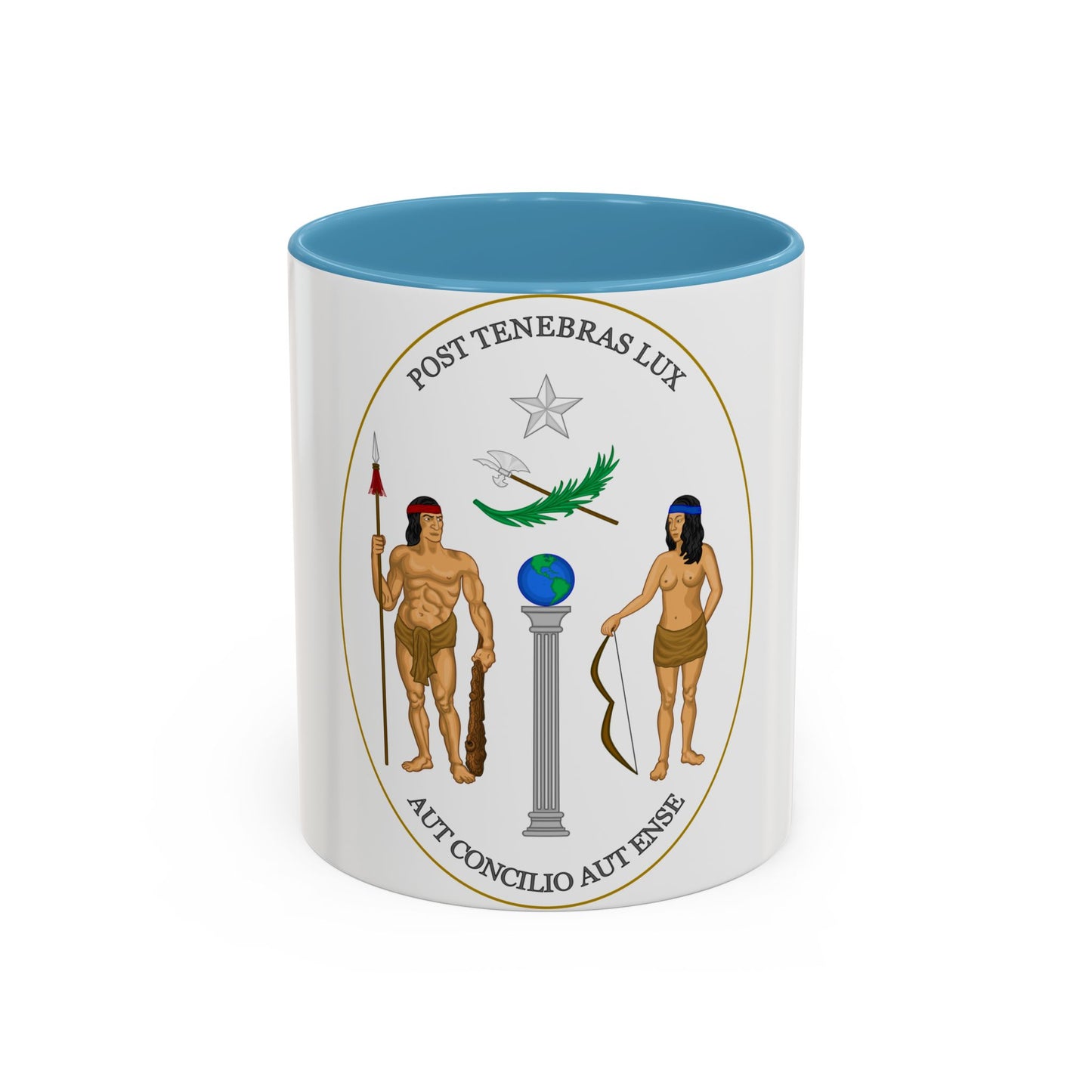 Obverse of the Coat of Arms of Chile (1812-1814) - Accent Coffee Mug