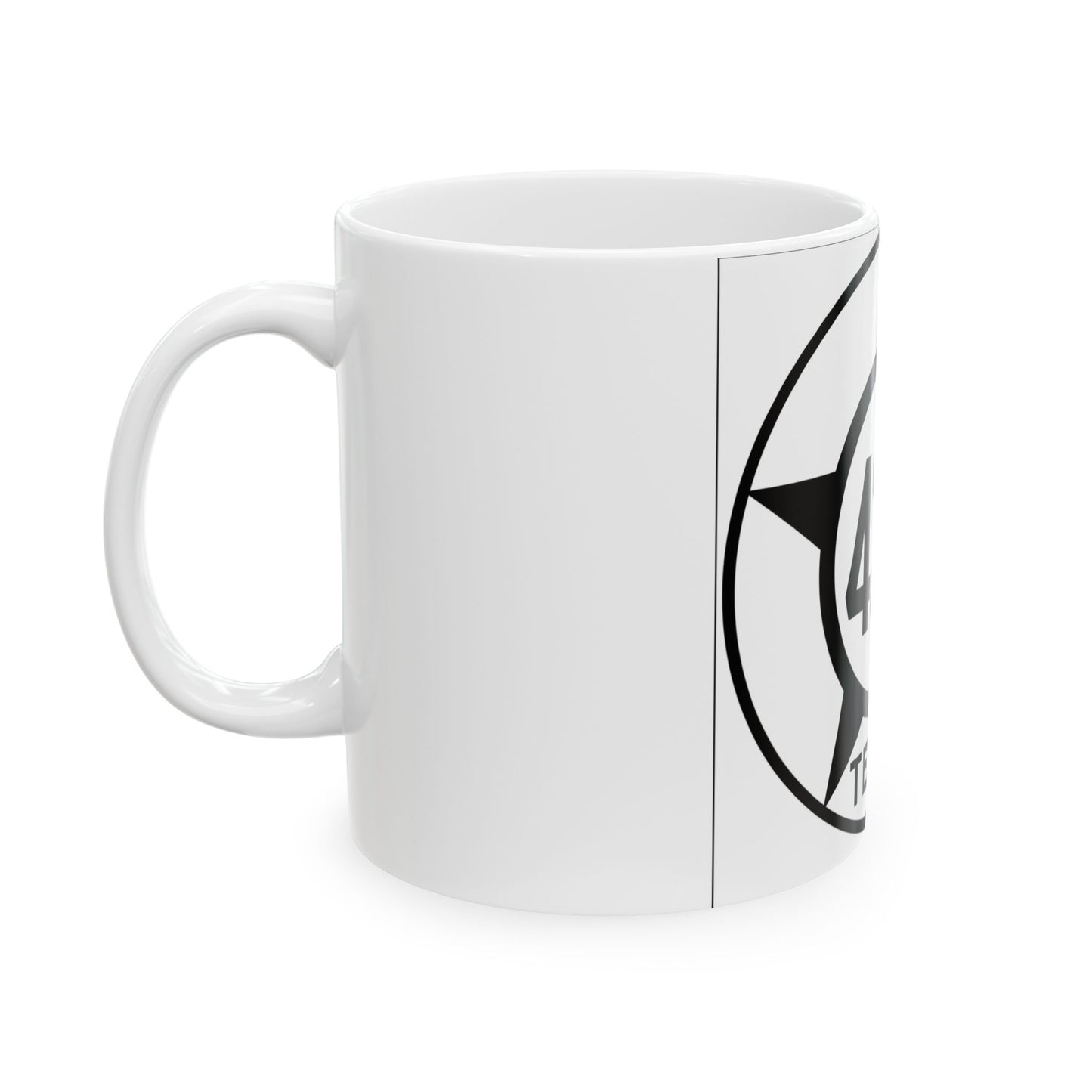 Old Texas 43A (Texas) (Road Sign) White Coffee Mug