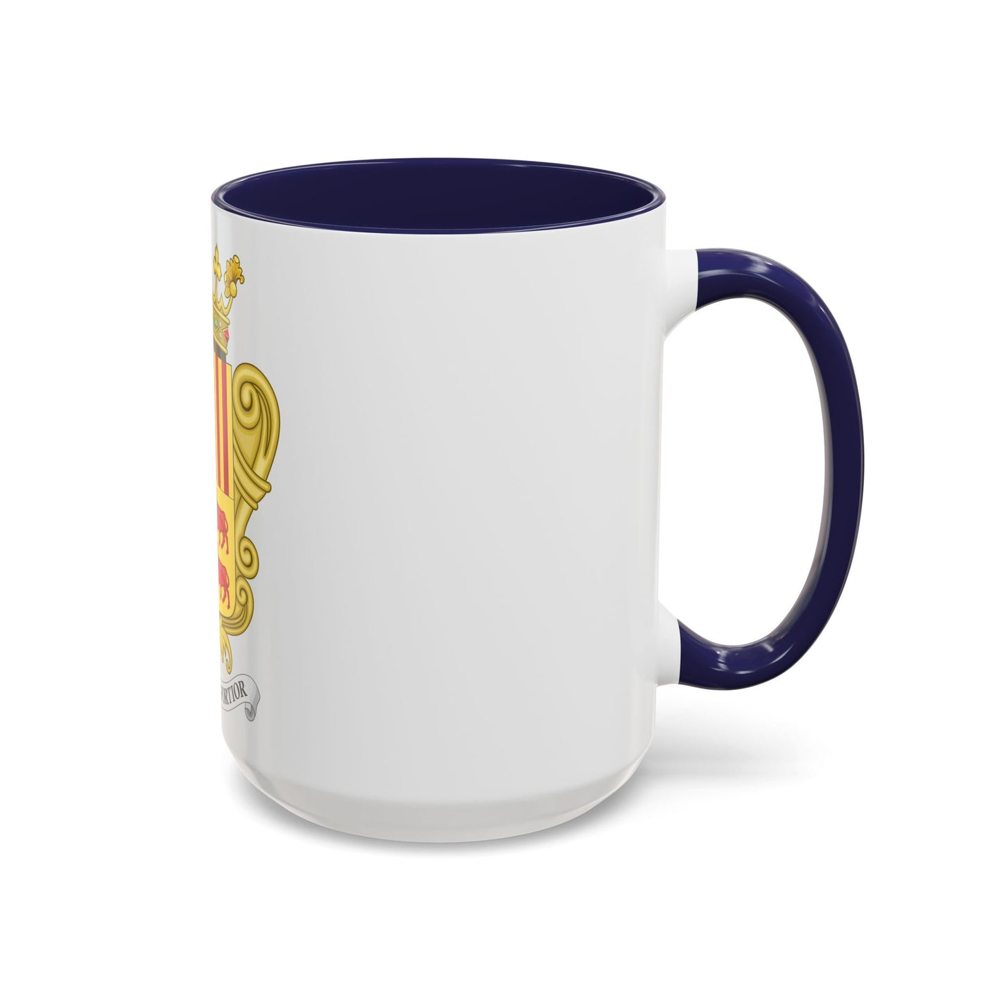 Historical Coat of Arms of French Prince of Andorra - Accent Coffee Mug