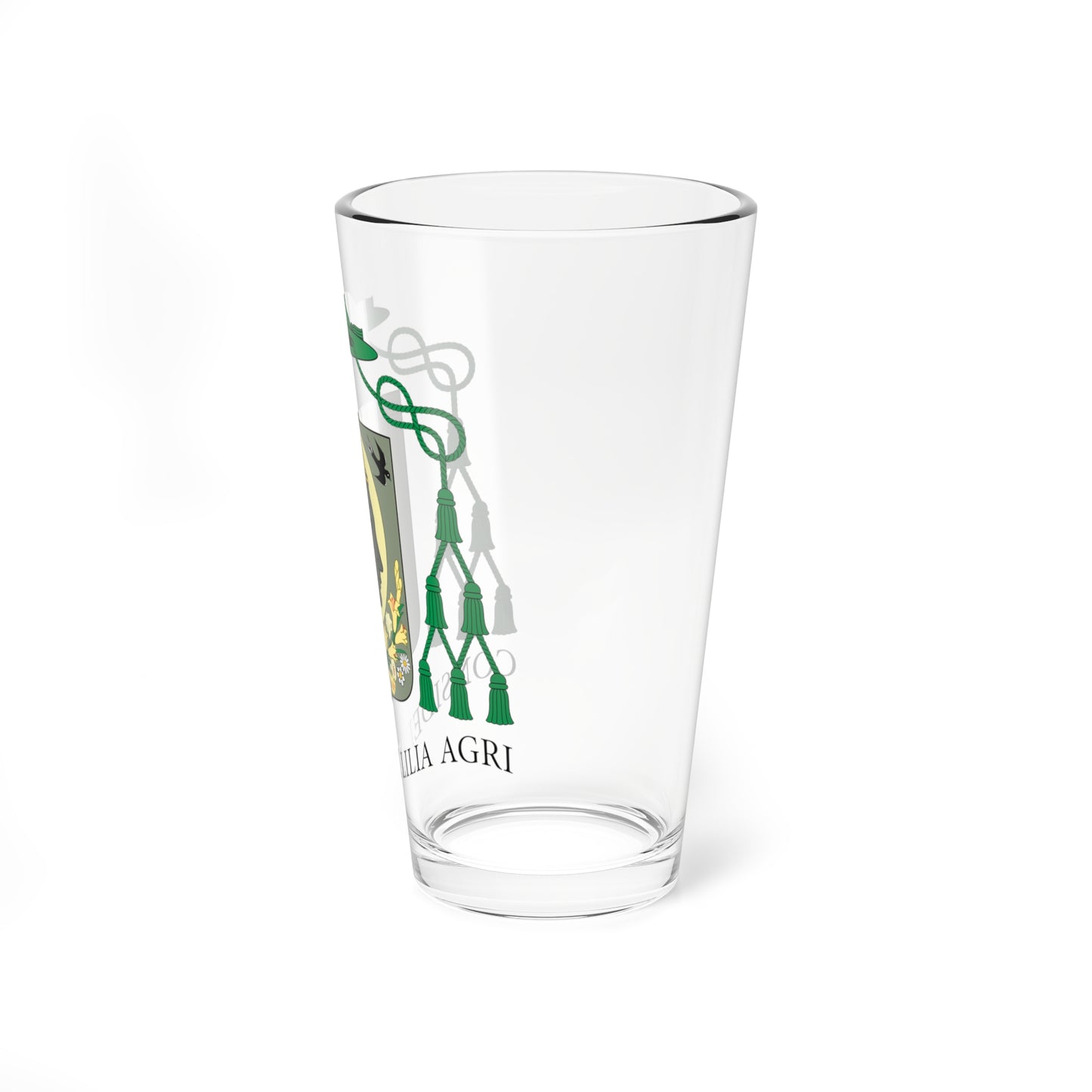 Escudo de Joan Carrera Planas. (Spain) (Coat of Arms) Pint Glass 16oz