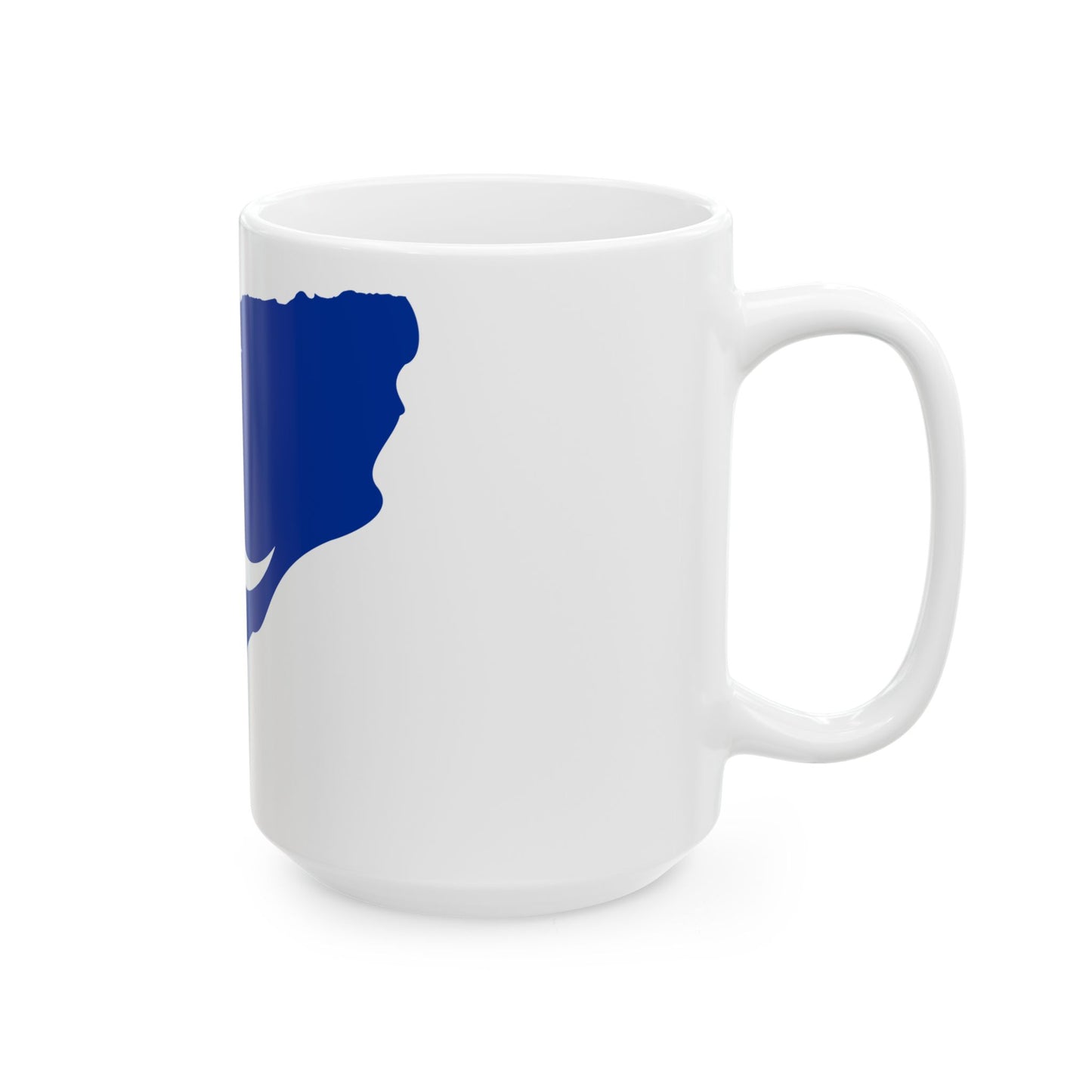 Flag map of Kingdom of Tlemcen 14th century (Algeria) White Coffee Mug