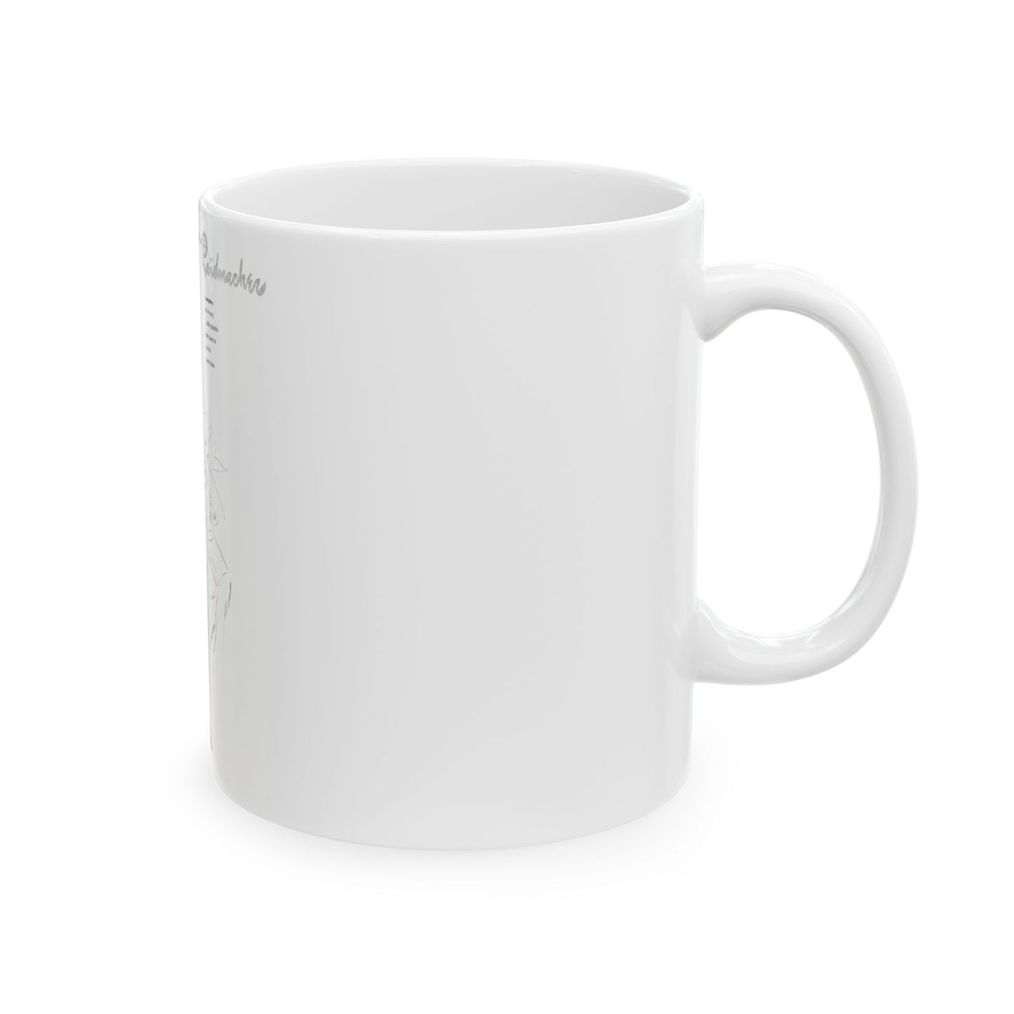 Handmachers fashion illustration (2), 1948 - White Coffee Mug