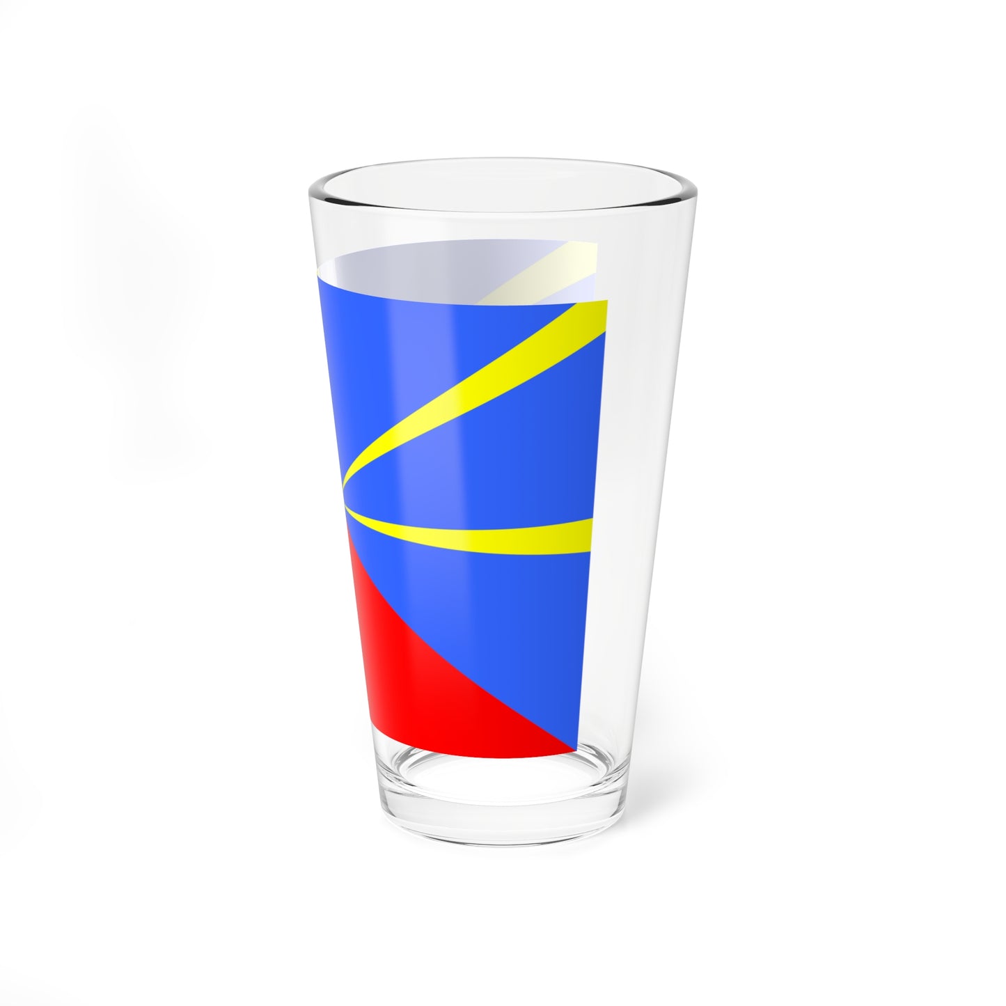 Proposed flag of Reunion VAR (France) Pint Glass 16oz