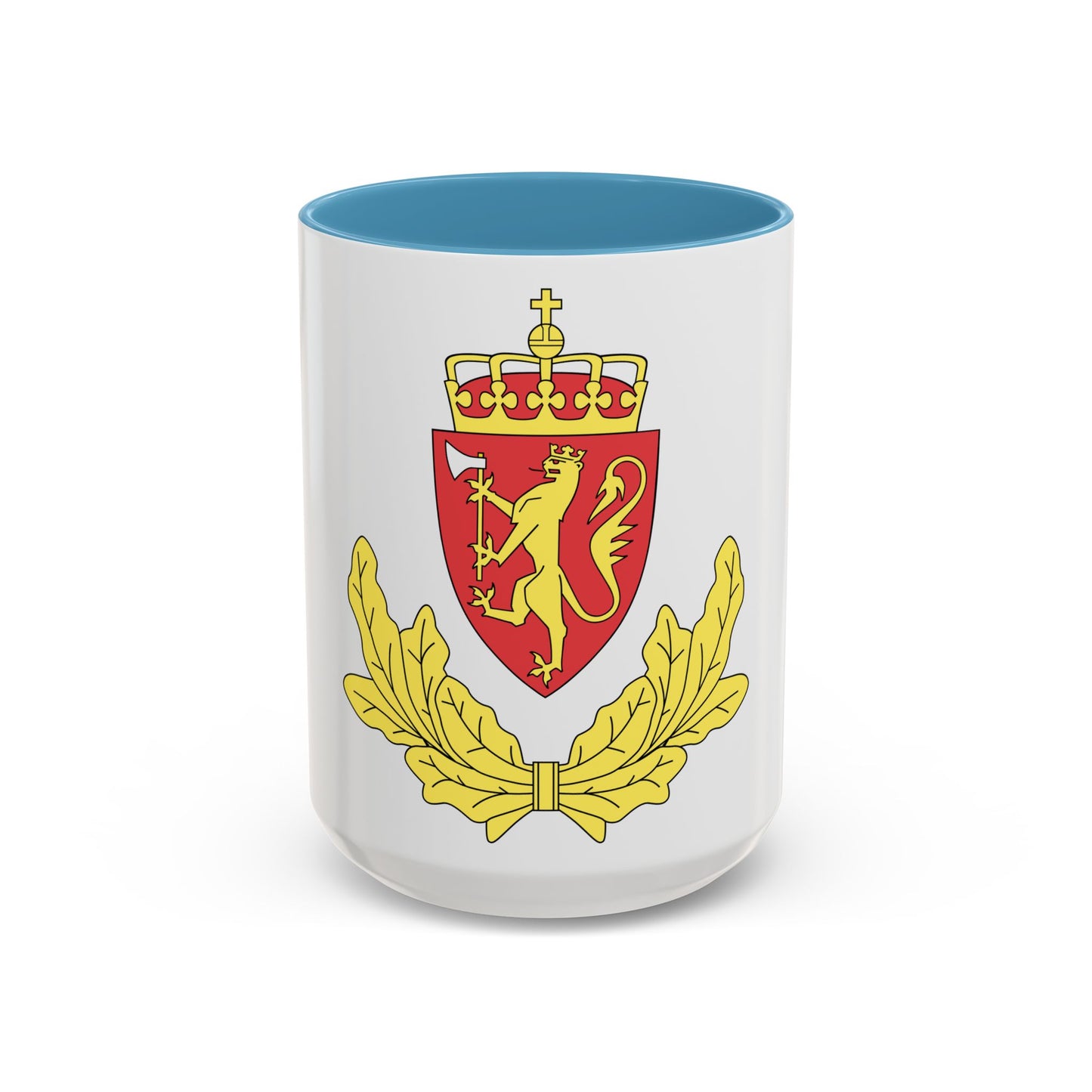 Coat of arms of the Norwegian Border Police - Accent Coffee Mug