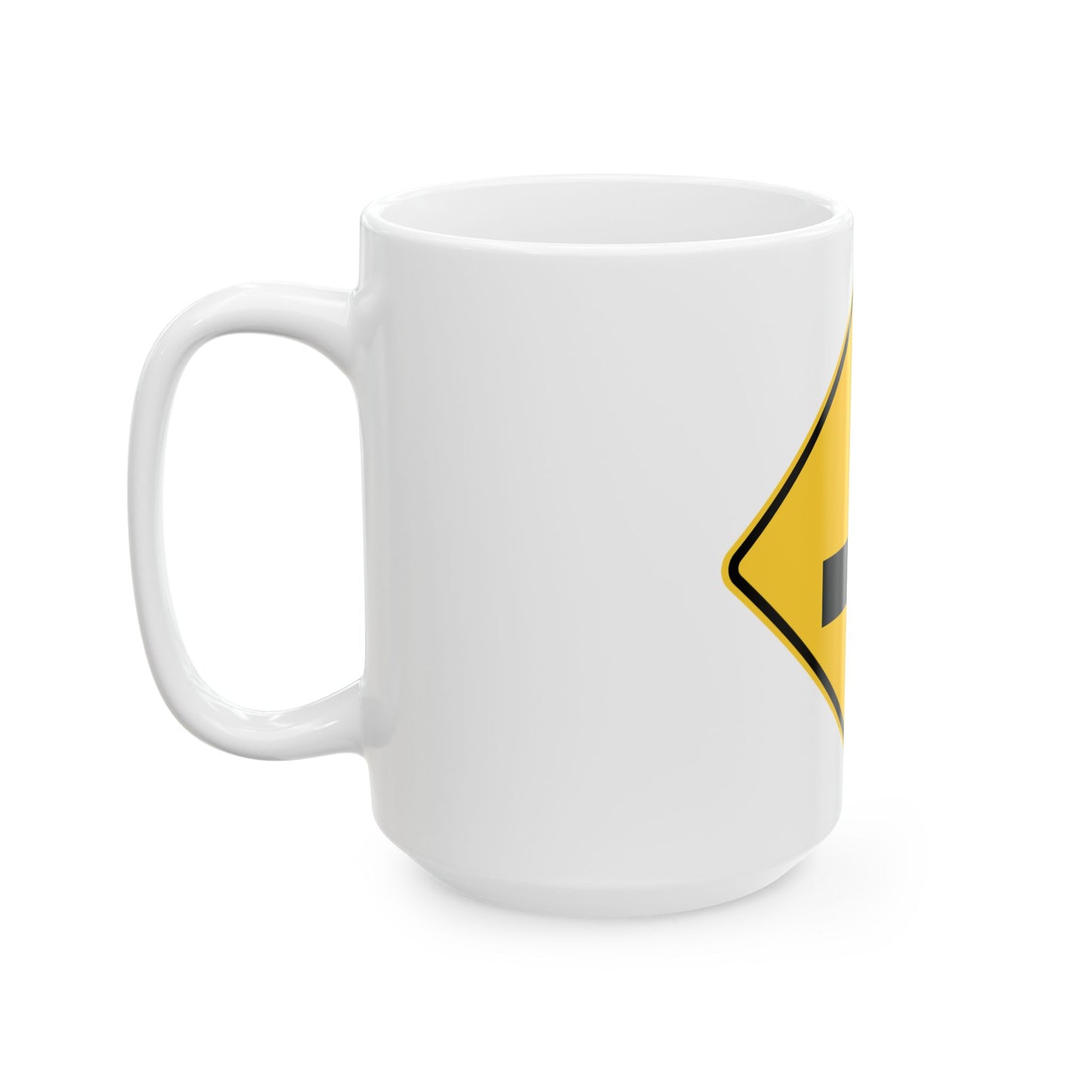 NYSDOT NYW2-10 (New York) (Road Sign) White Coffee Mug