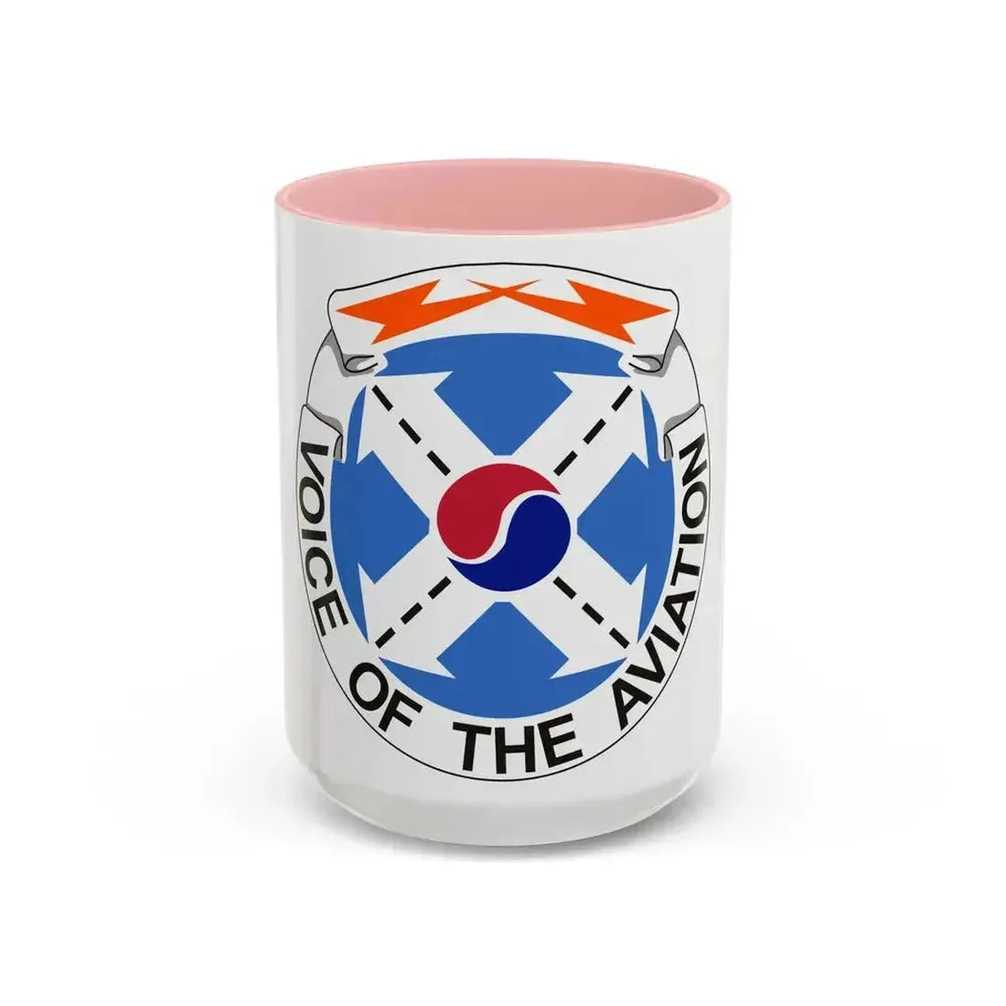 125th Air Traffic Control Battalion (U.S. Army) Accent Coffee Mug 15oz Pink - Go Mug Yourself
