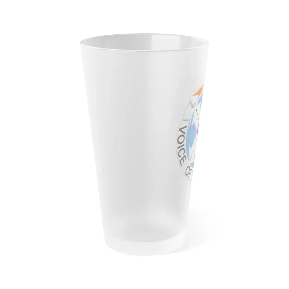 125th Air Traffic Control Battalion (U.S. Army) Frosted Pint Glass 16oz - Go Mug Yourself