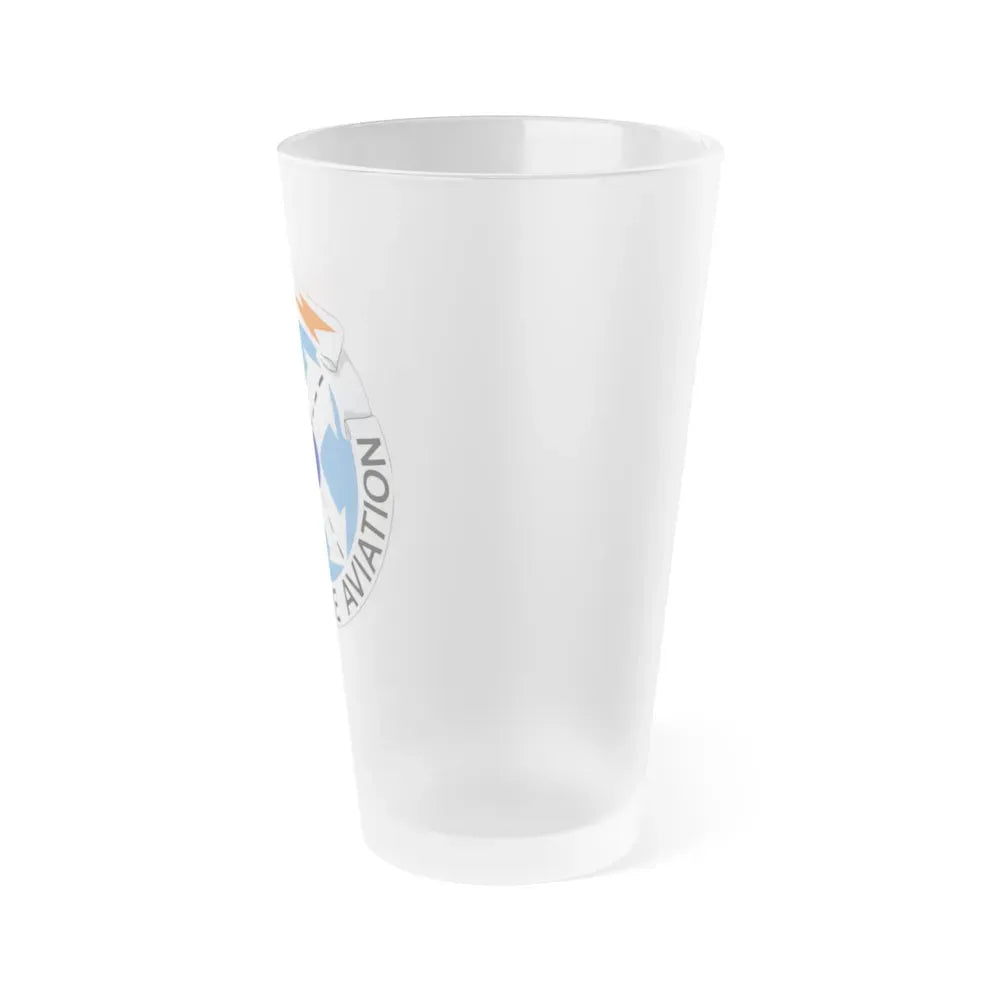 125th Air Traffic Control Battalion (U.S. Army) Frosted Pint Glass 16oz - Go Mug Yourself