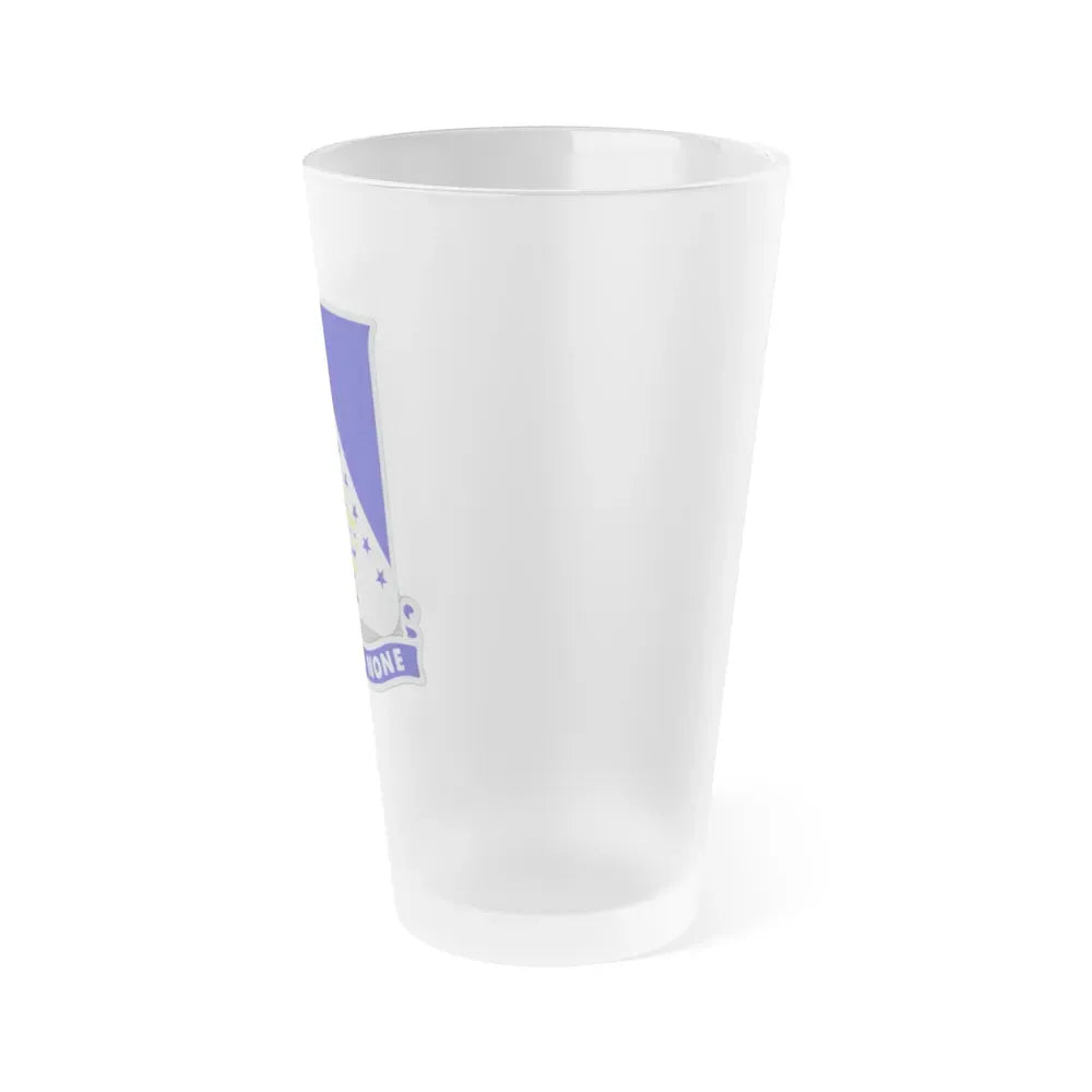 125th Infantry Regiment (U.S. Army) Frosted Pint Glass 16oz - Go Mug Yourself
