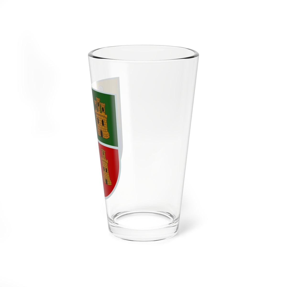 Escudo Heraldico de la Casa de Davila (Dominica) (Coat of Arms) Pint Glass 16oz