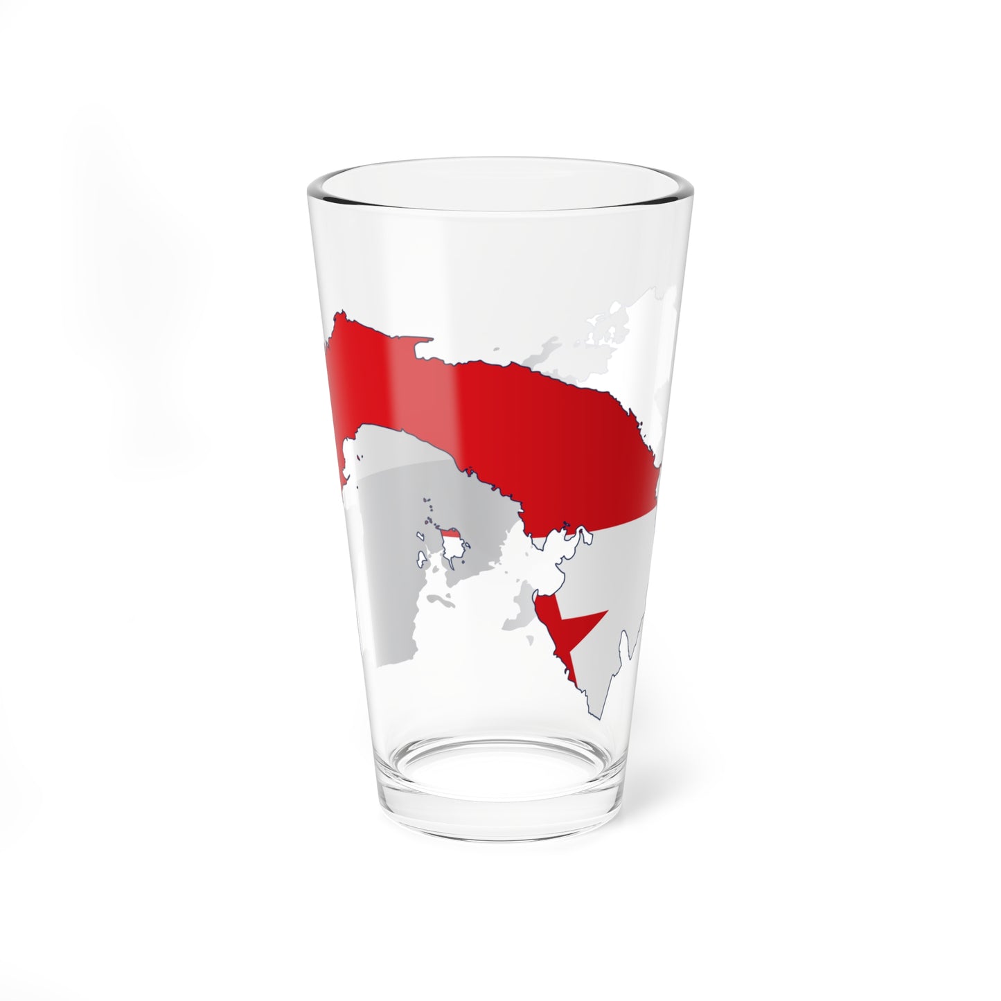 Flag-map of Panama (Panama) Pint Glass 16oz