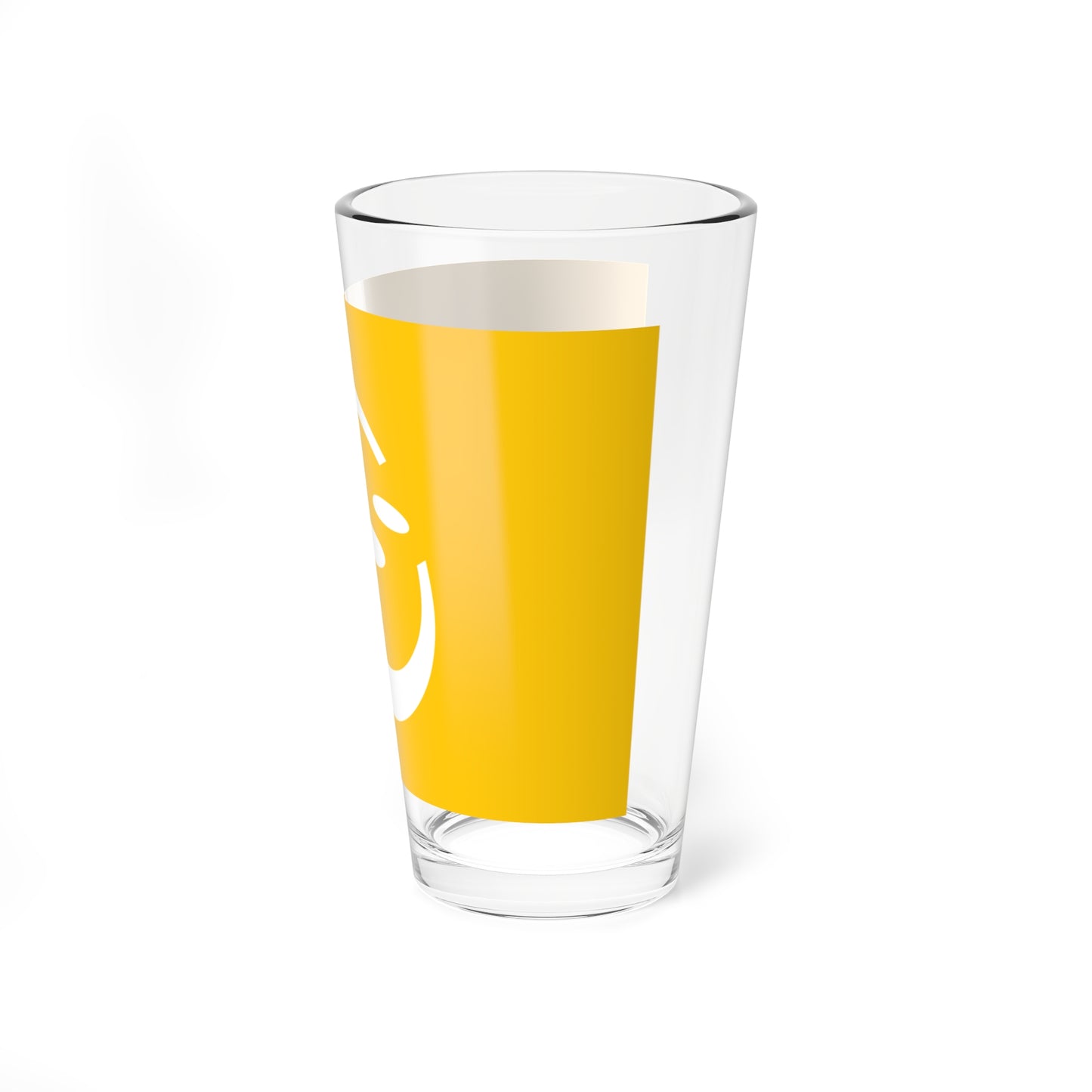 Flag of Higashimiyoshi Tokushima Amber variant (Japan) Pint Glass 16oz